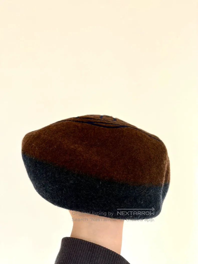 Vivienne Westwood Vivienne Westwood Blue and Brown Gradient Beret Size ONE SIZE - 4 Thumbnail