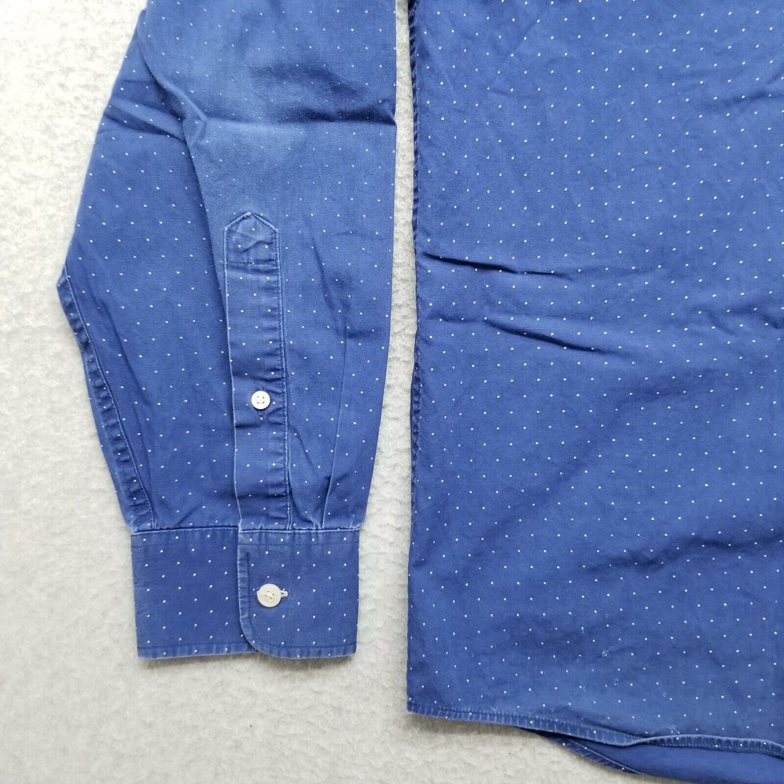 Michael Kors Michael Kors Shirt Mens XL Polka Dot Button Up Long Sleeve Size US XL / EU 56 / 4 - 2 Thumbnail