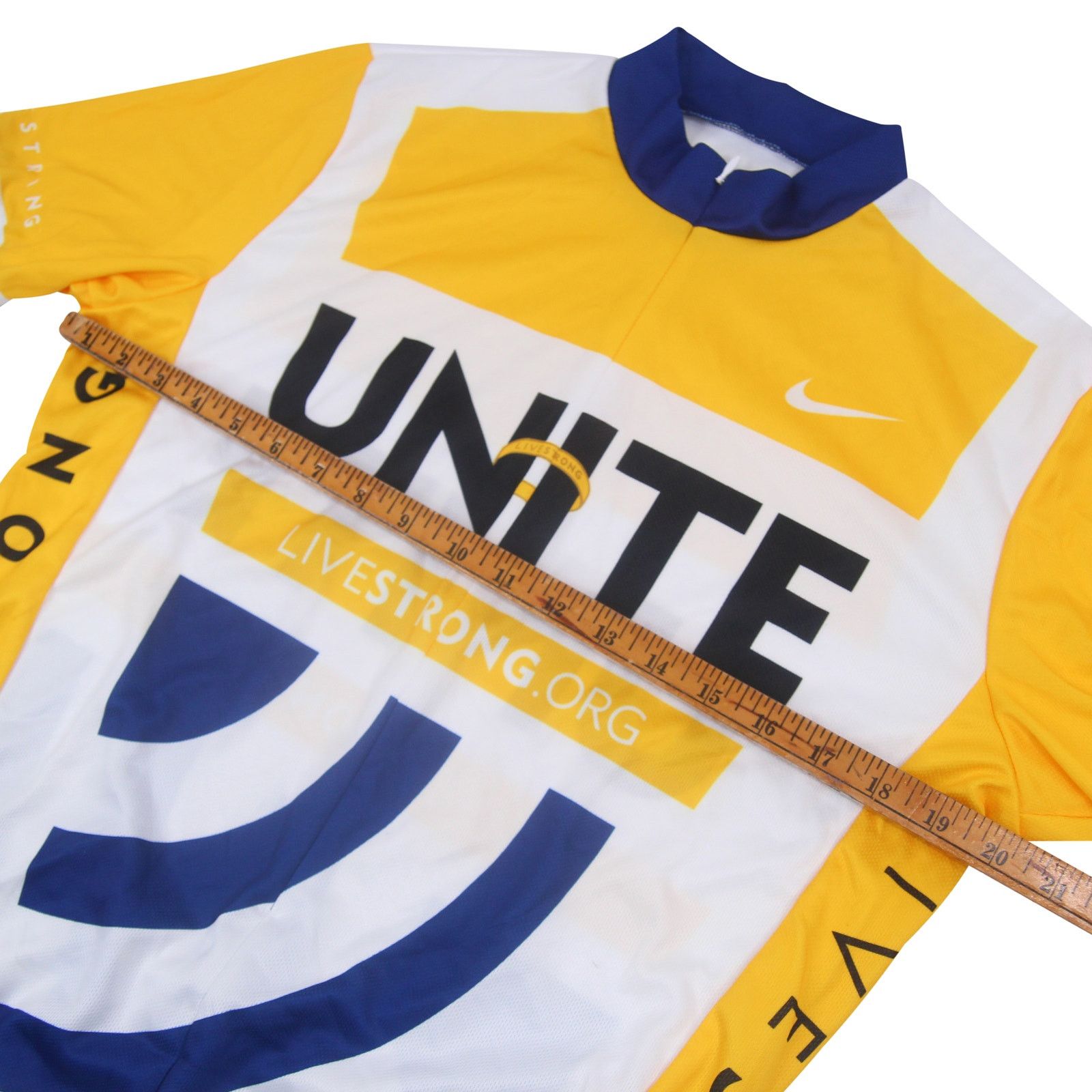 Nike × Vintage Vintage Nike Livestrong Unite Cycling Jersey Size US XXL / EU 58 / 5 - 6 Thumbnail