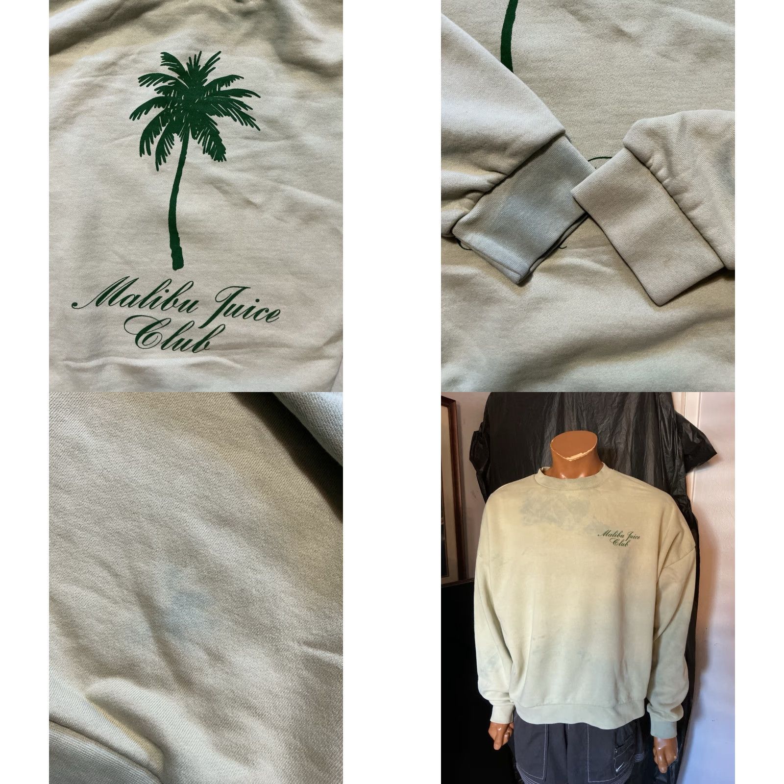 Vintage VINTAGE Malibu Juice Club Crosscreek Honeydew Palm Tree Crewneck Pullover Sweatshirt XL Size US XL / EU 56 / 4 - 9 Thumbnail