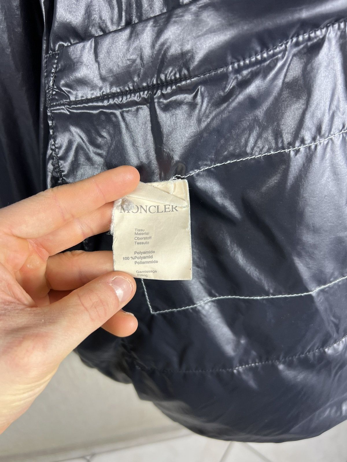 Moncler Vintage Moncler Grenoble goose down jacket arm logo puffer Size US L / EU 52-54 / 3 - 22 Thumbnail