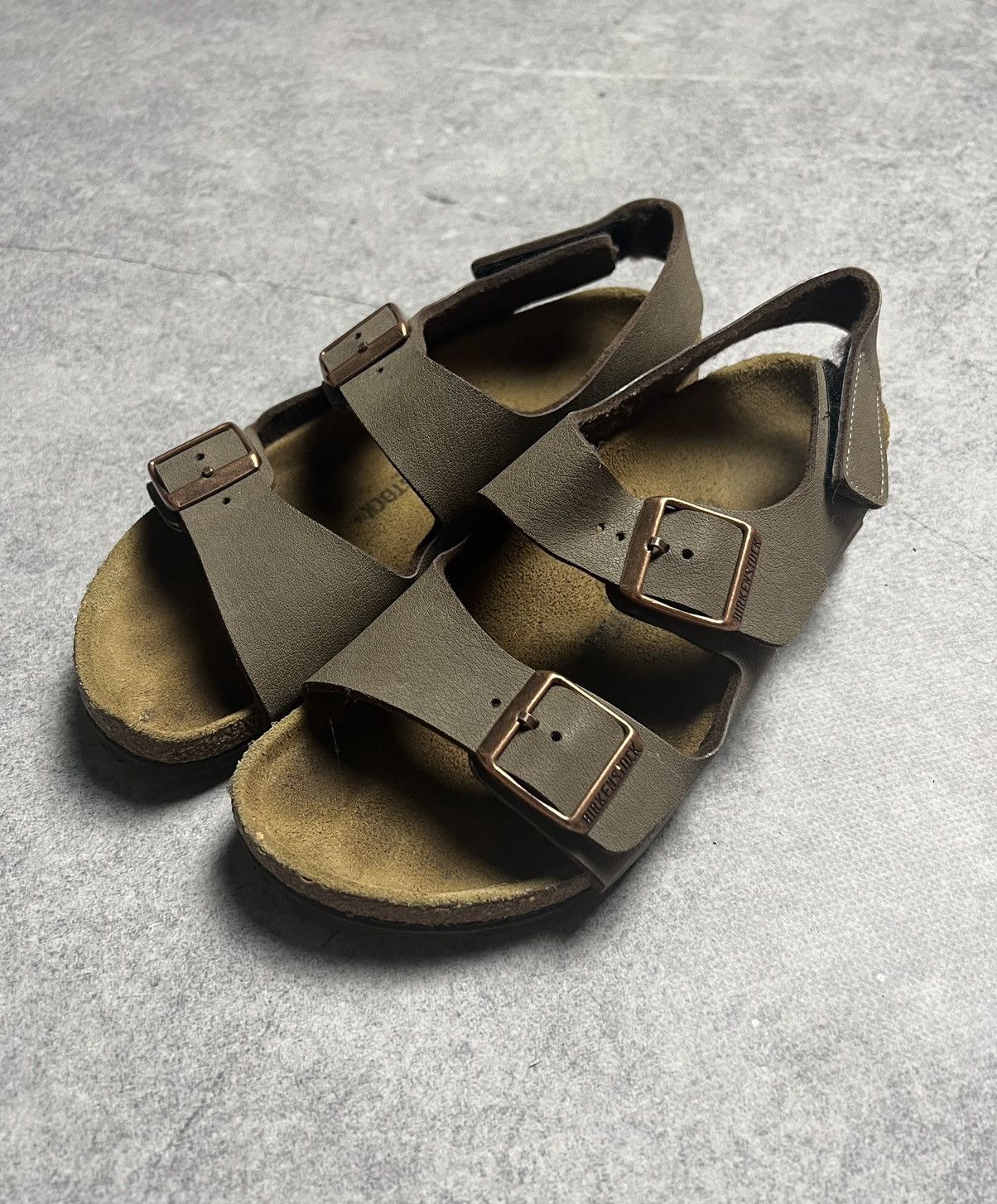 Avant Garde x Birkenstock Arizona Sandals Leather Belt Shoes Size 35 in Brown, Women's