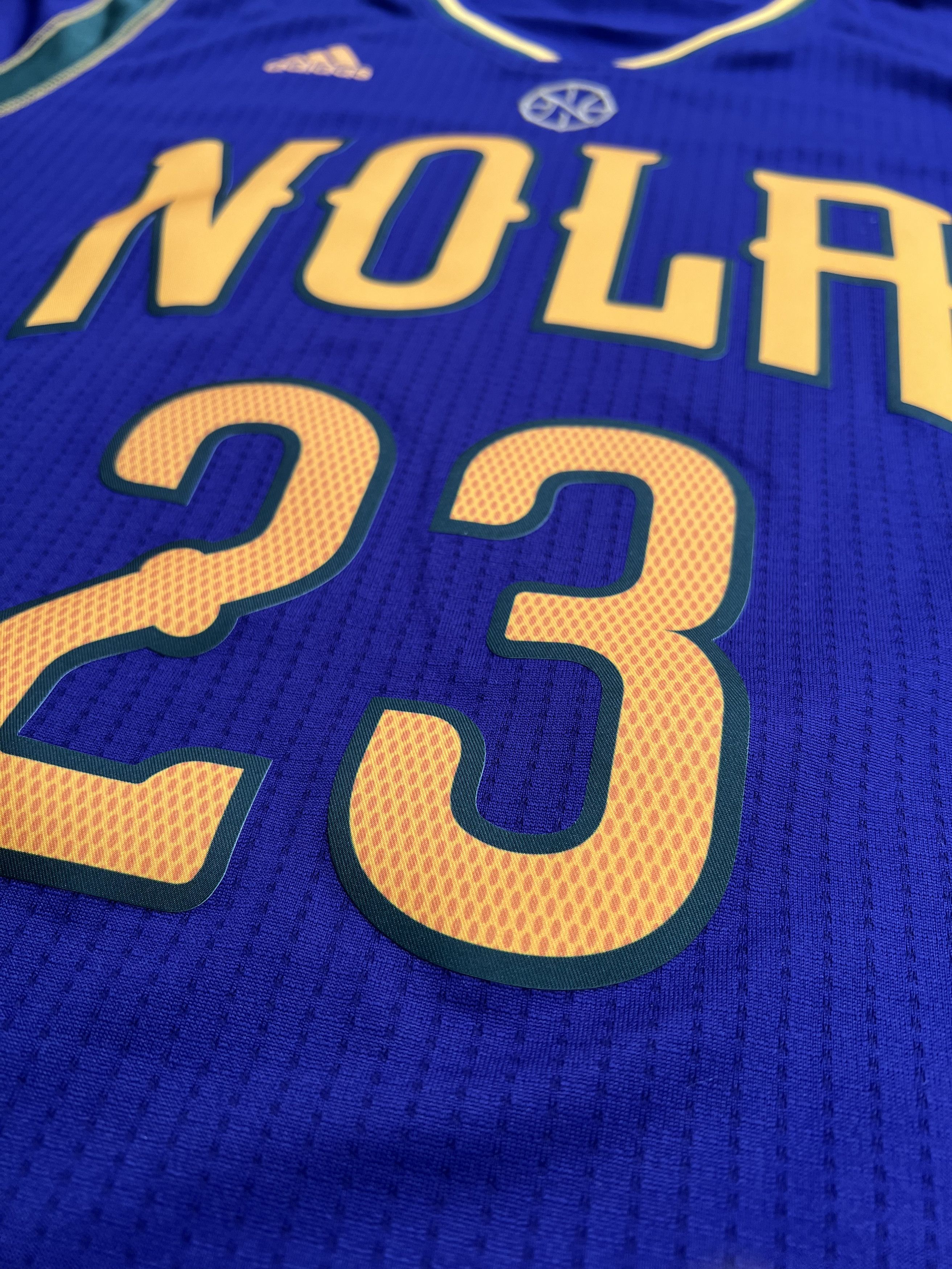 Anthony Davis Pelicans Purple Pride Mardi Gras Jersey