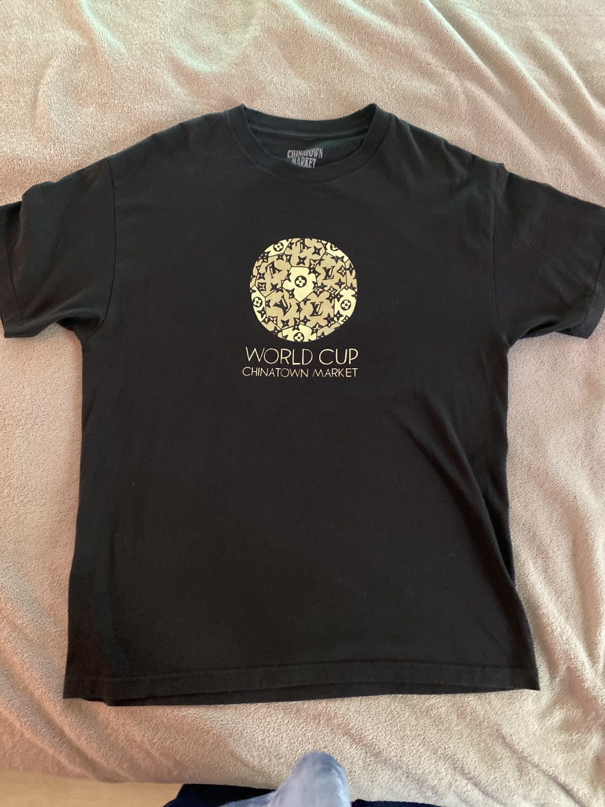 Market Chinatown Market Black “World Cup” Tee Size US L / EU 52-54 / 3 - 1 Thumbnail