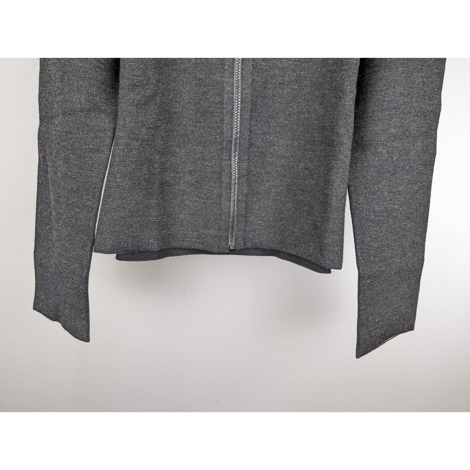 Bottega Veneta o1rshd1 Lightweight Merino Double Pullover in Charcoal/Black Size US M / EU 48-50 / 2 - 6 Thumbnail