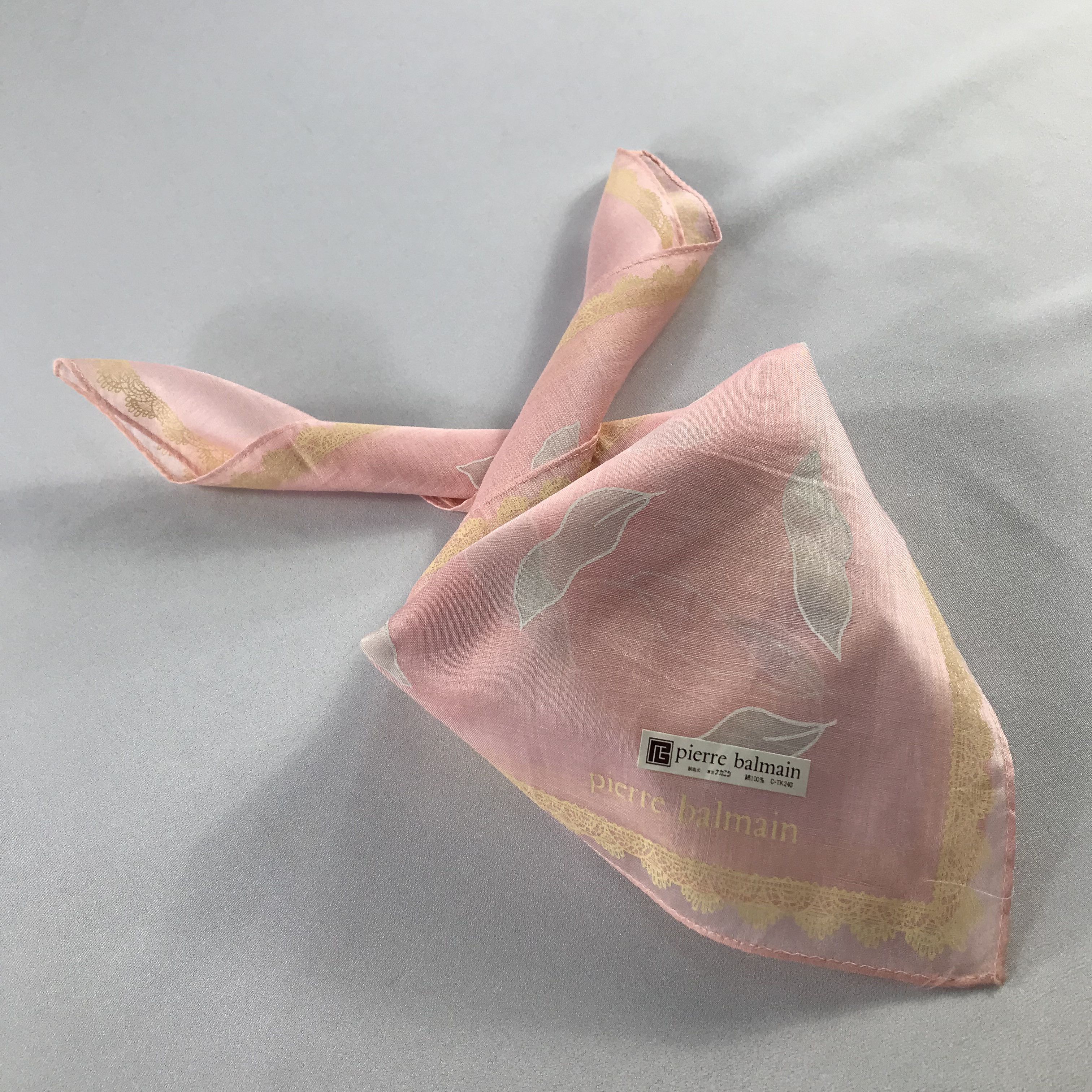 Pierre Balmain Pierre Balmain Handkerchief / Bandana / Neckerchief C599 Size ONE SIZE - 2 Thumbnail