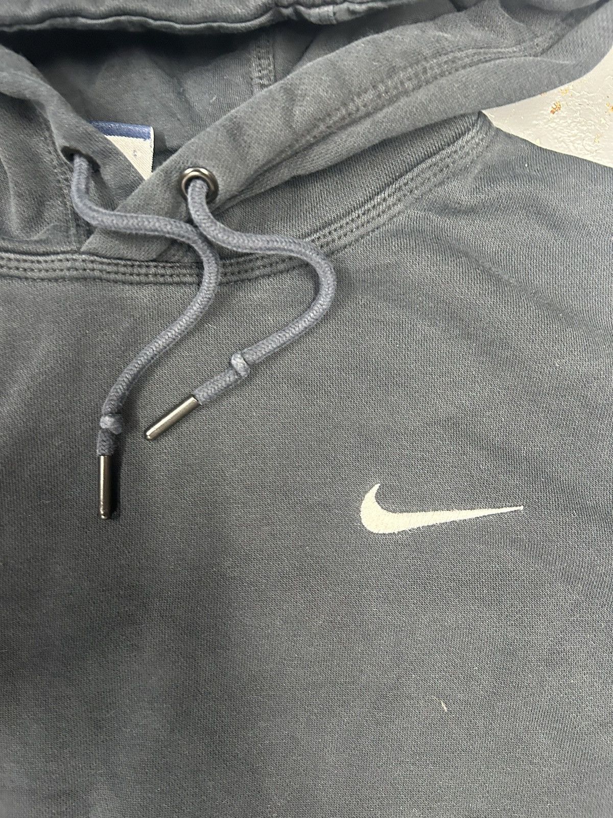 Nike × Vintage Crazy Vintage Y2K Essential Black Nike Small Swoosh Hoodie Size US M / EU 48-50 / 2 - 2 Thumbnail