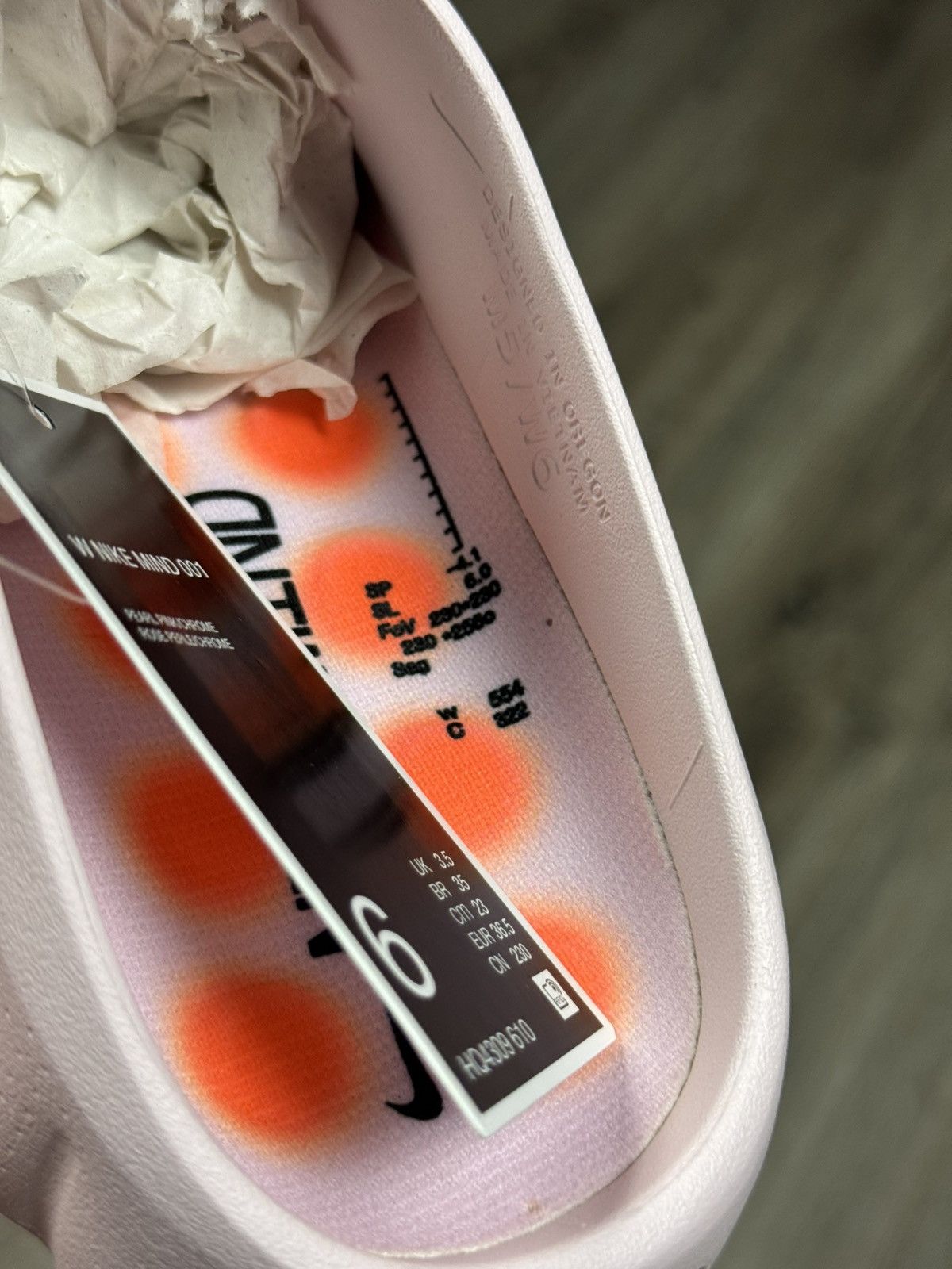 Nike Nike Mind 001 Slide Pearl Pink Size 6W/5M Size US 6 / IT 36 - 5 Thumbnail