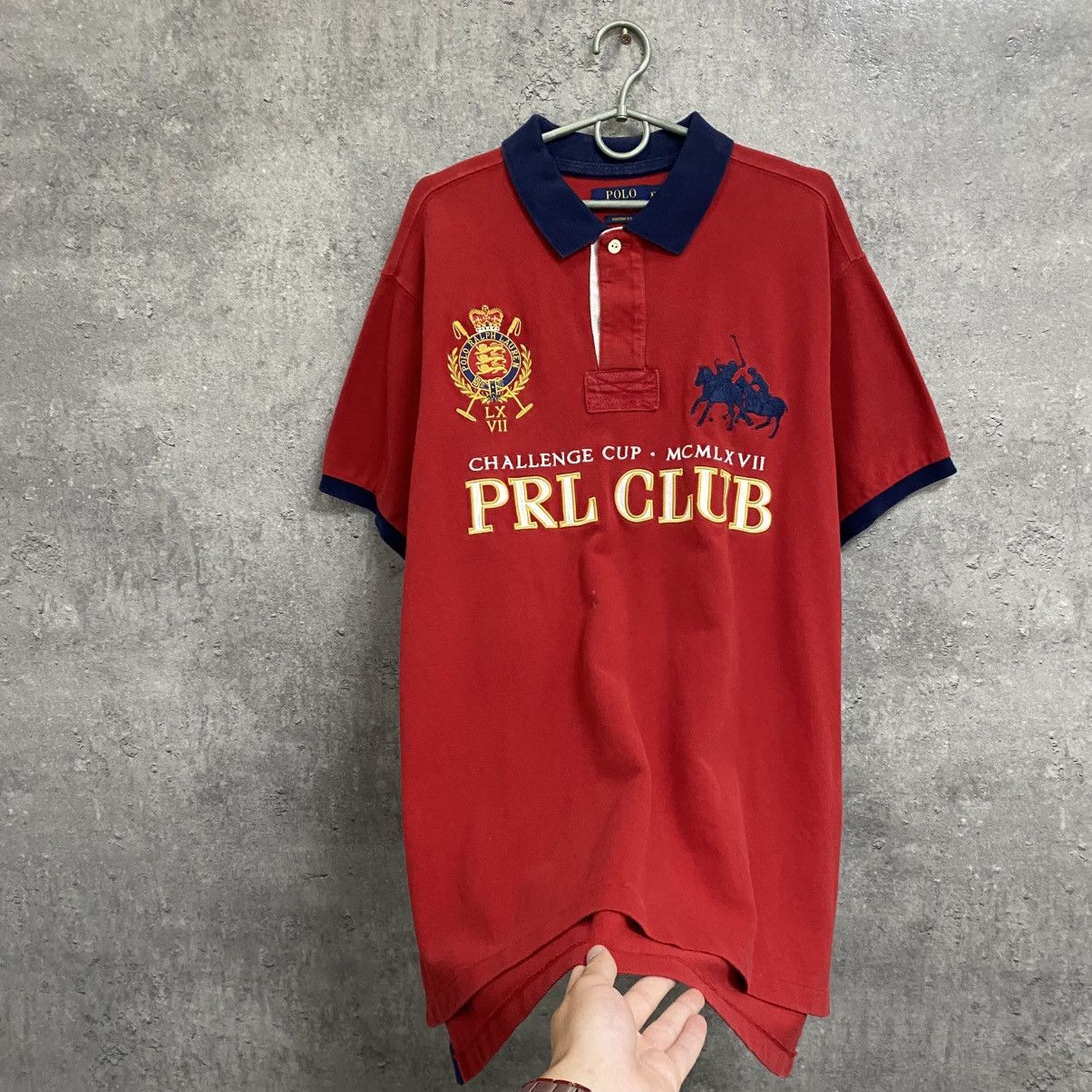 値下げ　polo ralphlauren PRL CLUB big pony Polo Ralph Lauren PRL Club Polo T Shirt Big Pony Blue Size Xl | eBay