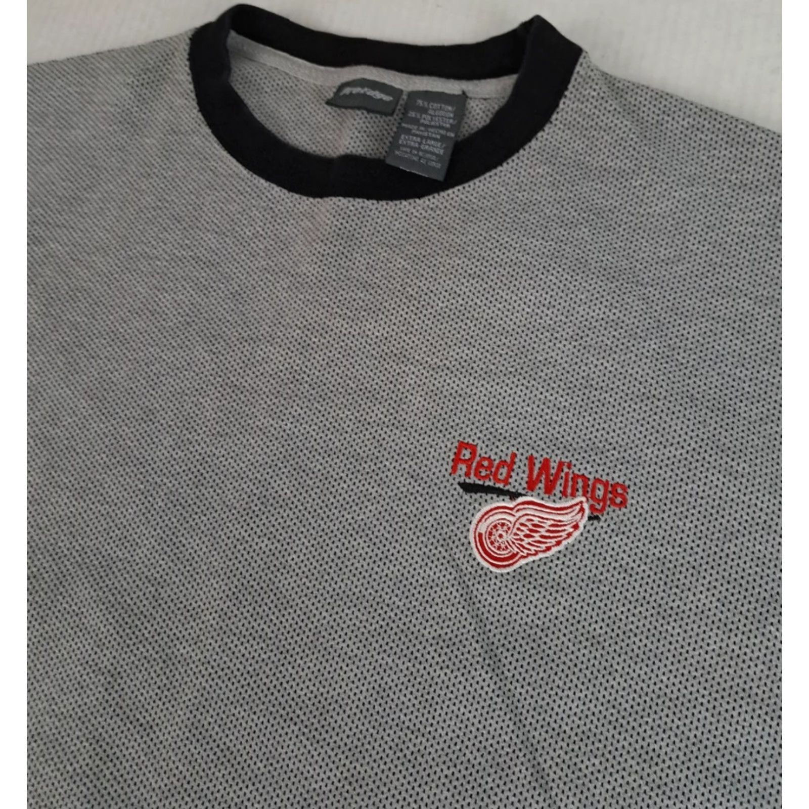 Vintage VINTAGE Detroit Red Wings Hockey Embroidered 2XL Shirt Pro Edge 90s Size US XXL / EU 58 / 5 - 2 Thumbnail