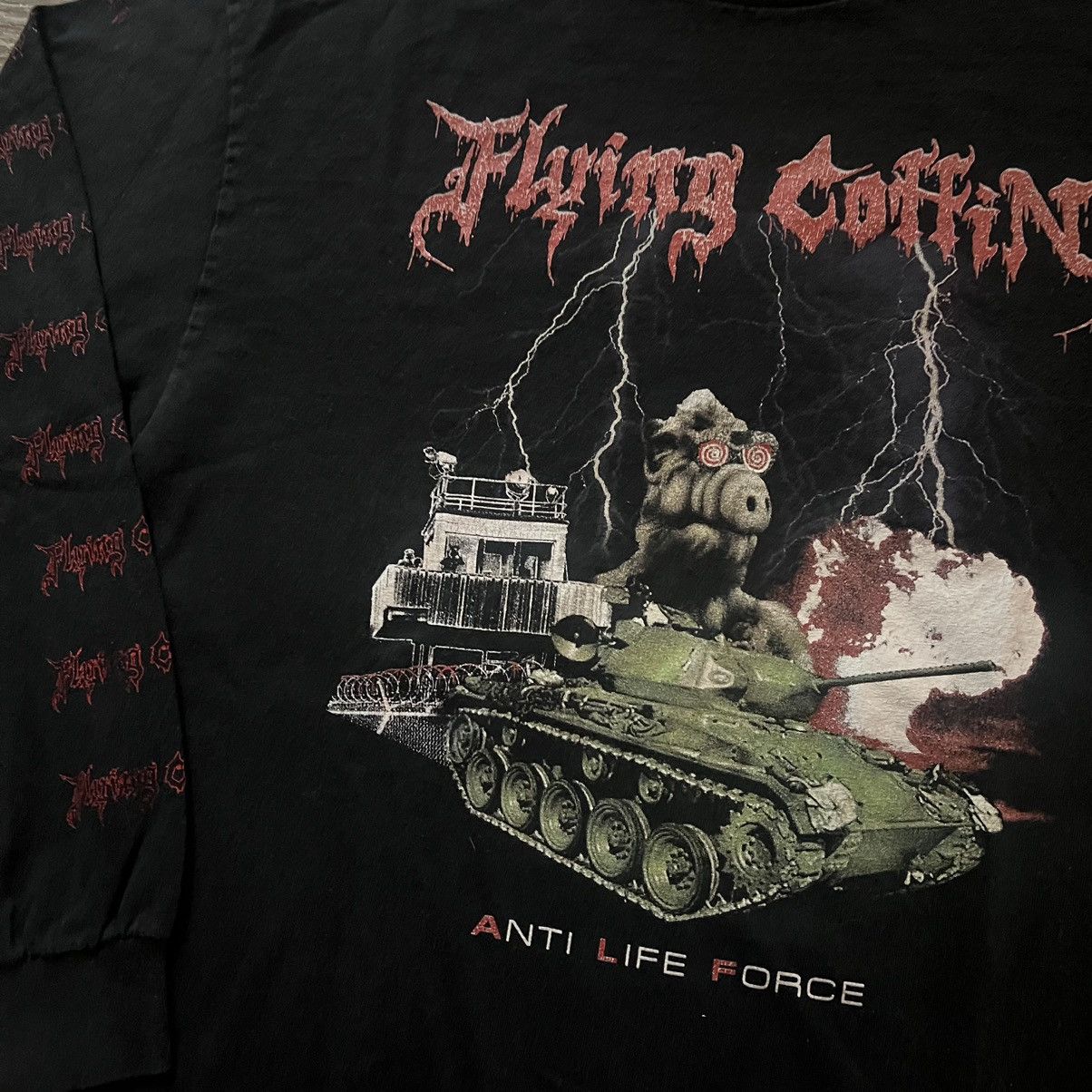Flying Coffin Flying Coffin Graphic Long Sleeve Shirt Size US M / EU 48-50 / 2 - 2 Thumbnail