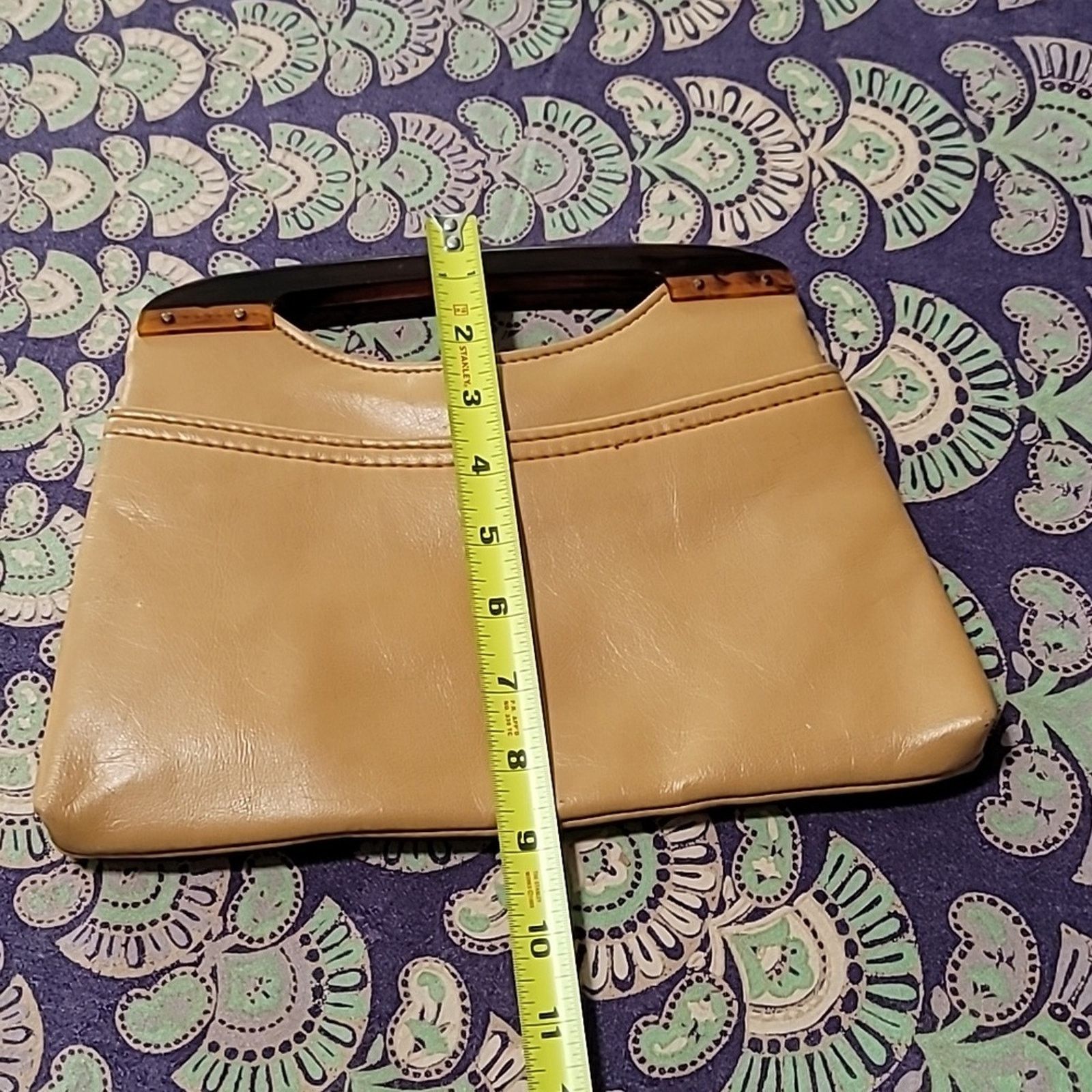 Unknown London Vtg Leather and Lucite Super 1960s High Quality Handbag Size ONE SIZE - 8 Thumbnail