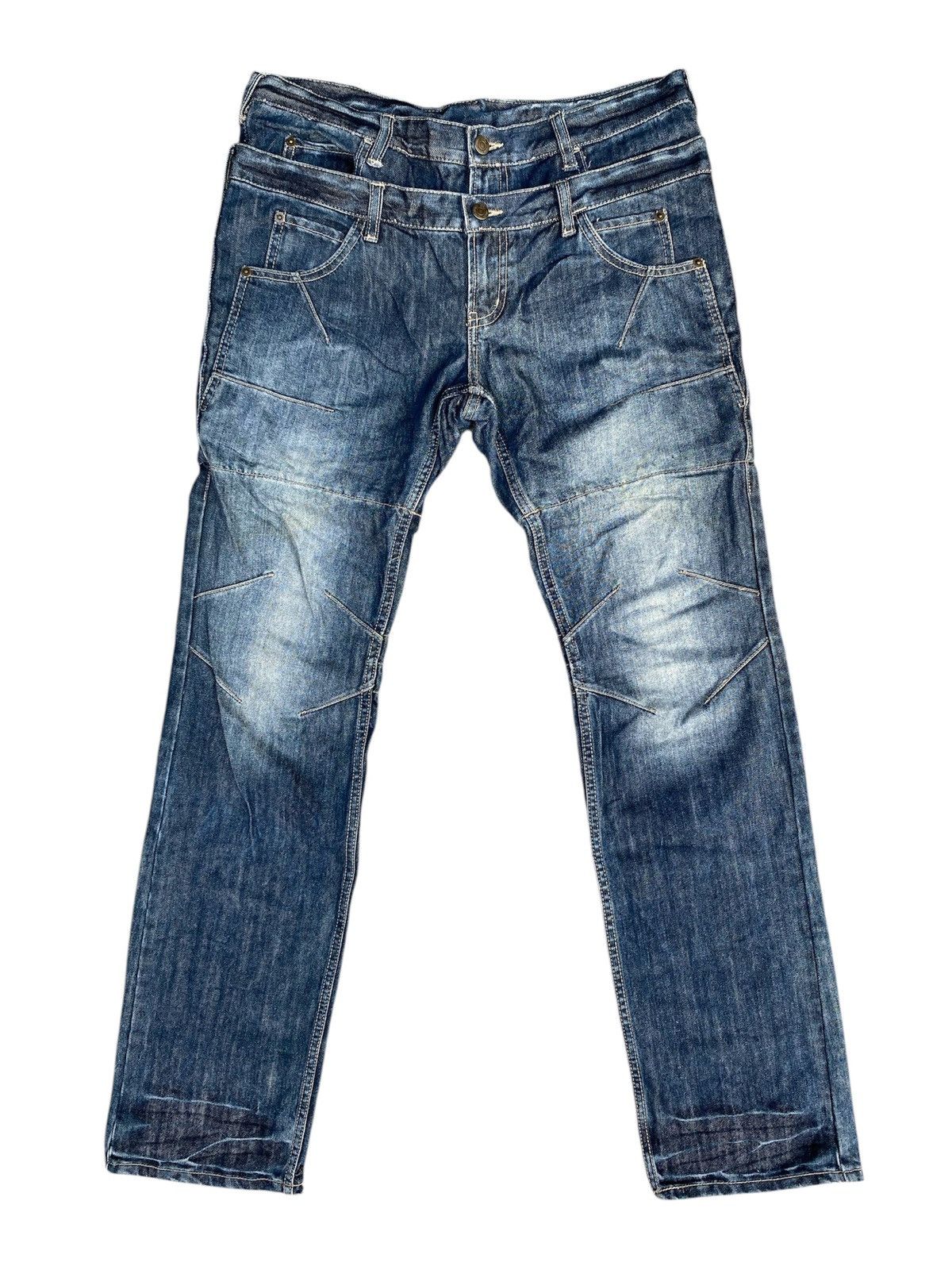 GOSTAR DE FUGA 🔥 PPFM POCKETS DOUBLE LAYER WAIST BUCKLE BACK Size US 34 / EU 50 - 2 Thumbnail