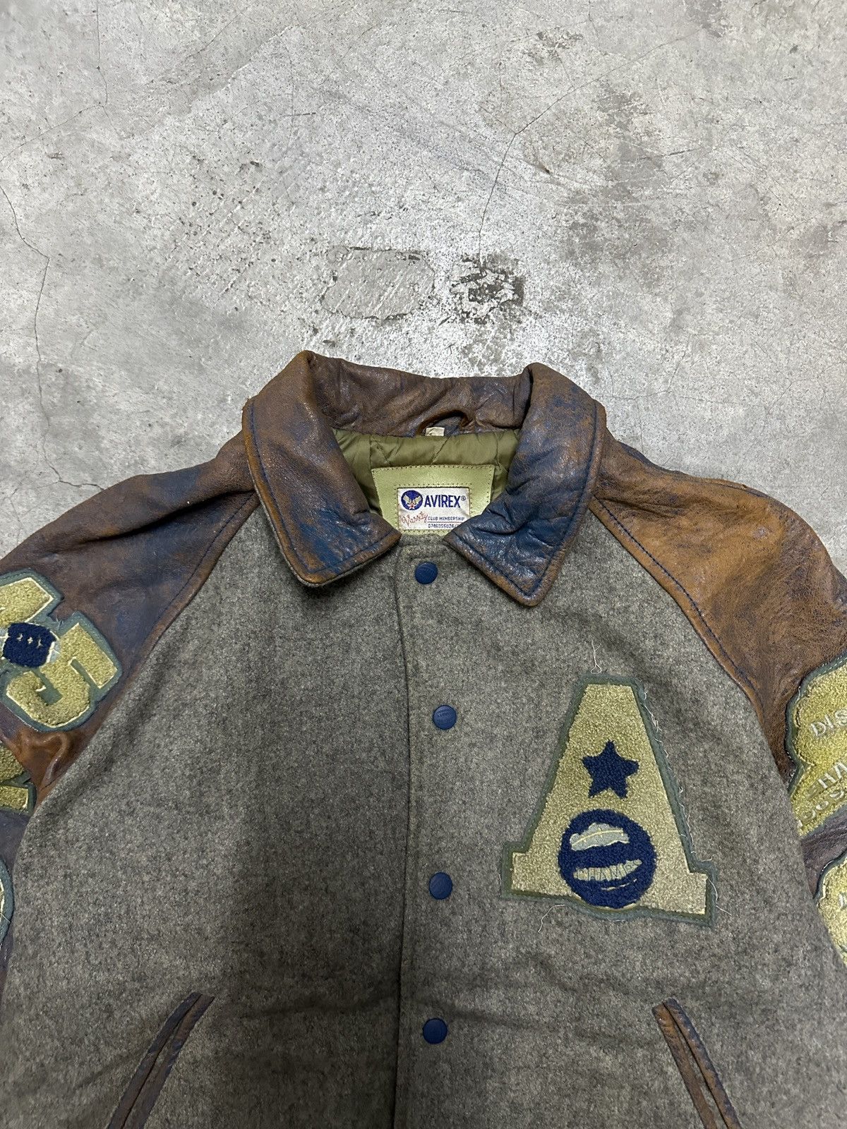 Avirex × Vintage Vintage 90s Avirex U.S.A University Sports Varsity Jacket Size US M / EU 48-50 / 2 - 2 Thumbnail