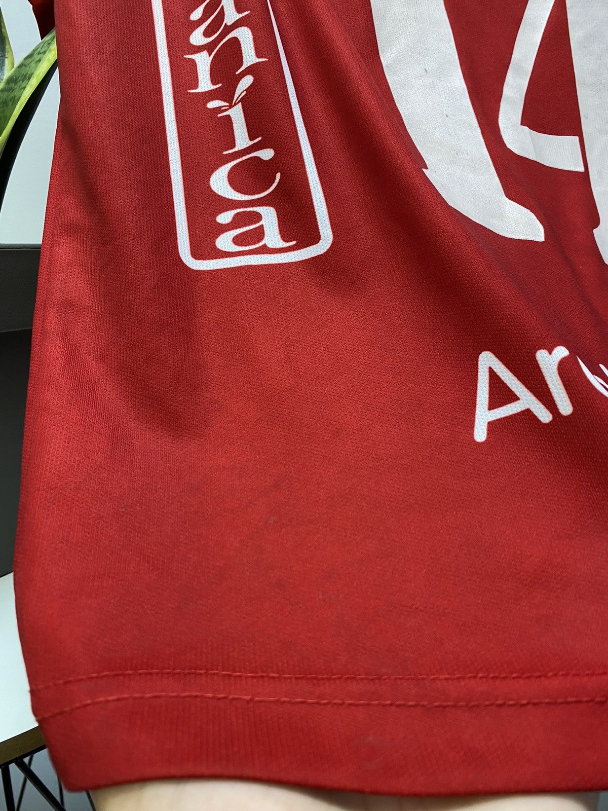 Vintage Jorge Wilstermann #14 Home Soccer Jersey 2014 2015 Bolivian Size US L / EU 52-54 / 3 - 23 Thumbnail