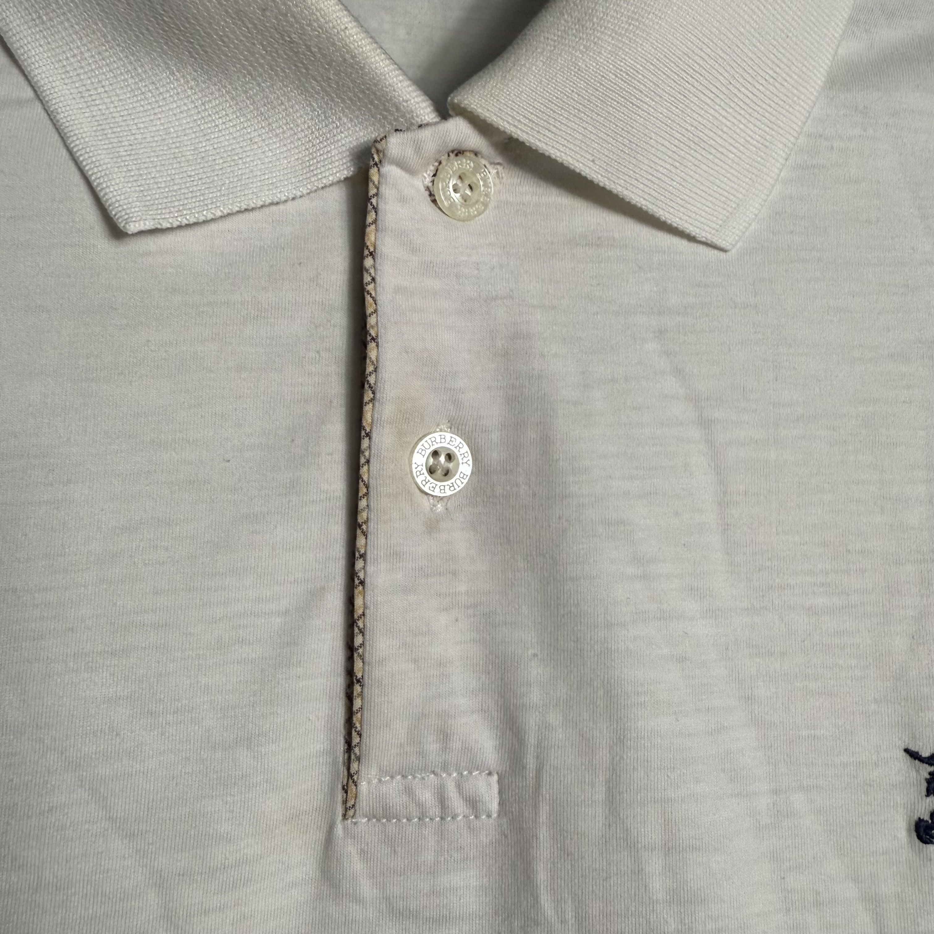 Burberry 🔥RARE🔥Burberry London Luxury Polo Shirt Size US XL / EU 56 / 4 - 5 Thumbnail