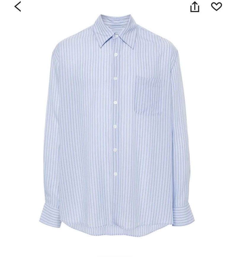 Our Legacy our legacyBlue vertical striped shirt 2503-Nextarrow Size US L / EU 52-54 / 3 - 1 Thumbnail