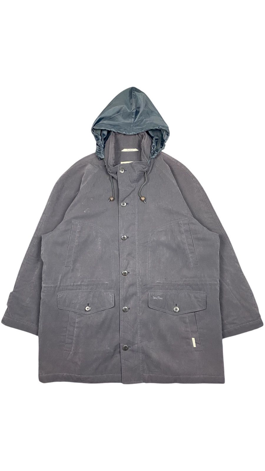 Japanese Brand Troy Bros Hooded Long Jacket Size US L / EU 52-54 / 3 - 1 Thumbnail