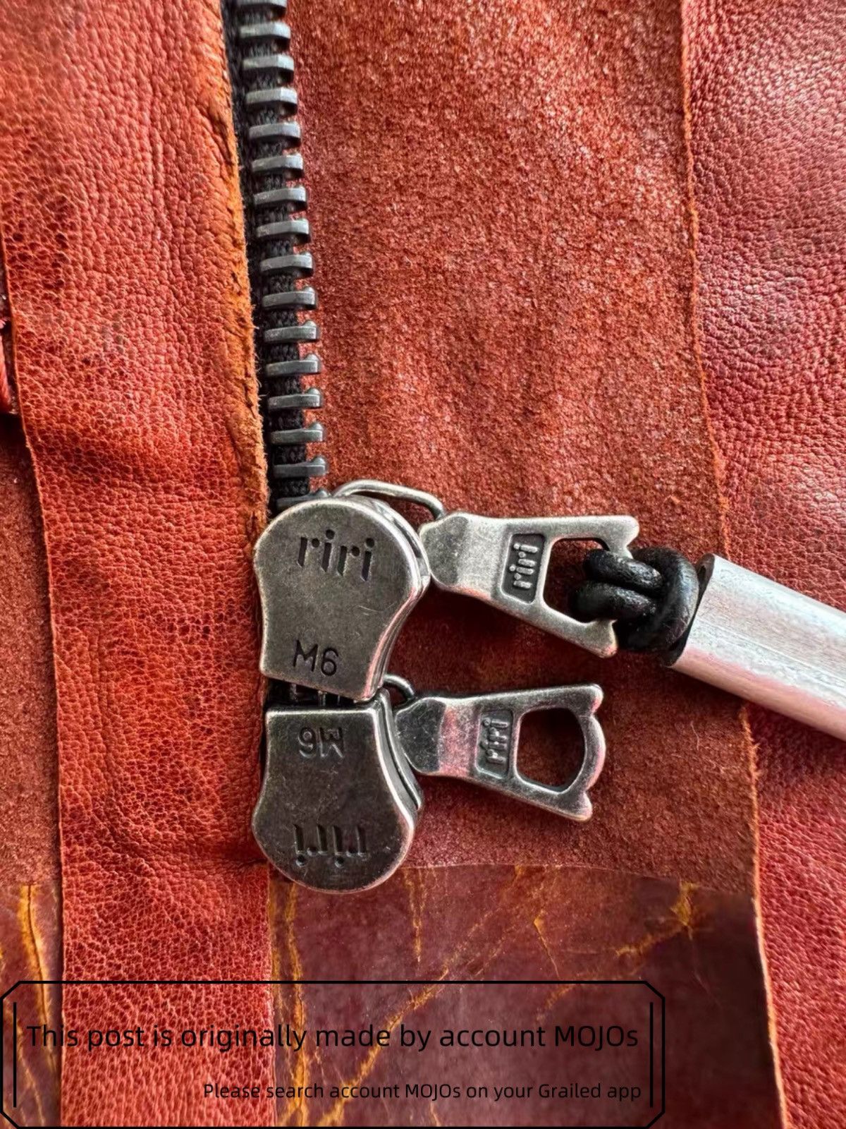 Isaac Sellam Experience Sz S Isaac Sellam Back Skeleton Zip Leather Jacket mojos1620 Size US S / EU 44-46 / 1 - 8 Thumbnail