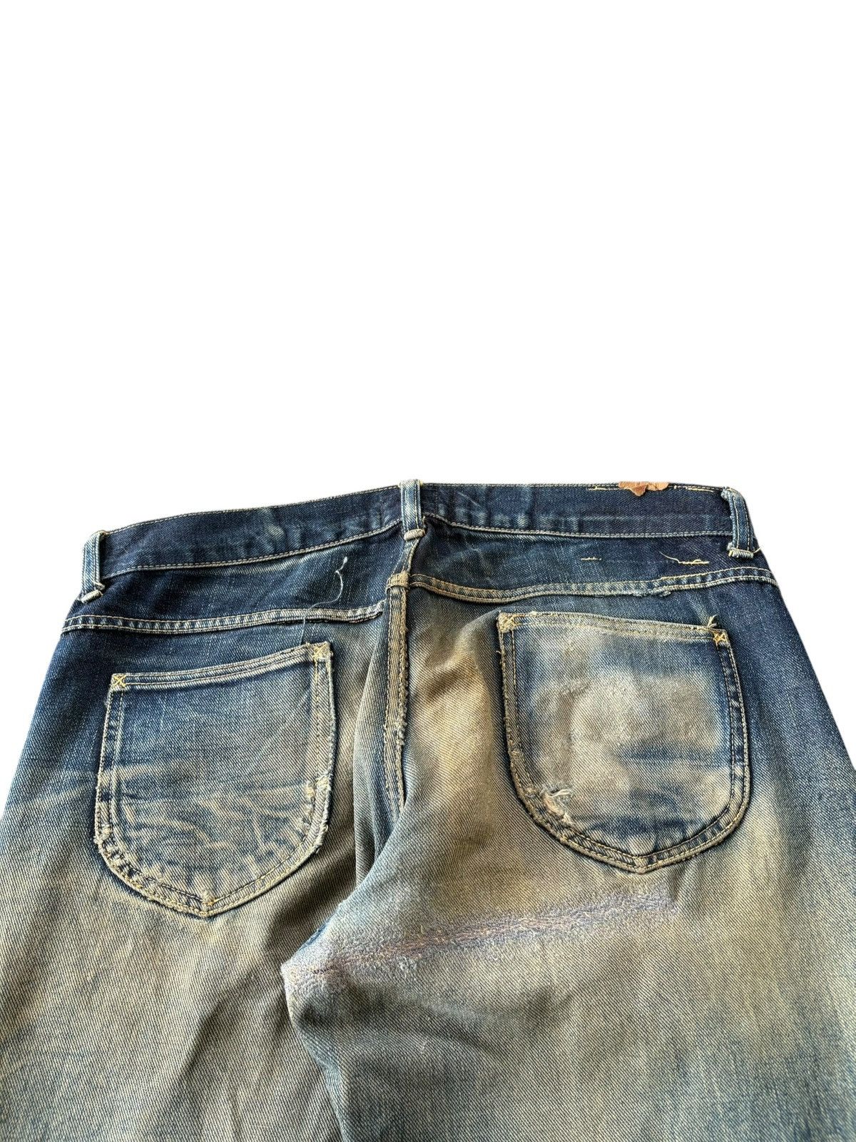 Denime Vintage Japanese Denime Rusty Mud Wash Baggy Jeans Size US 34 / EU 50 - 8 Thumbnail