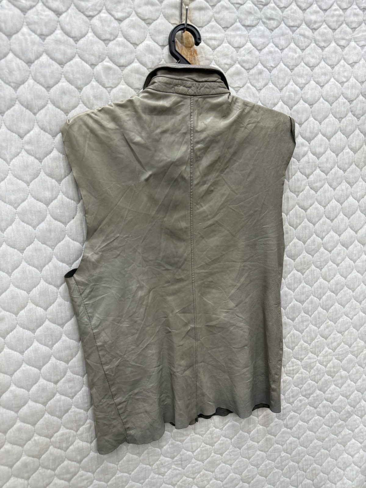Drome 🔥🔥🔥ARCHIVE DROMe LEATHER SLEEVELESS BUTTON UP Size US M / EU 48-50 / 2 - 6 Thumbnail