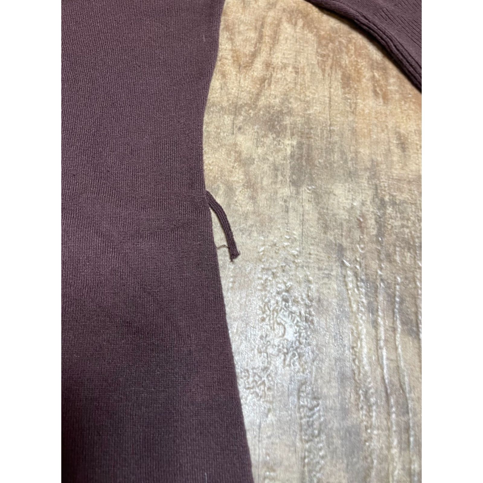 Bcbgmaxazria BCBG MAXAZRIA Dress Womens Medium M Long Brown Long Sleeve Blouson Dress Womens M Brown Size M / US 6-8 / IT 42-44 - 3 Thumbnail