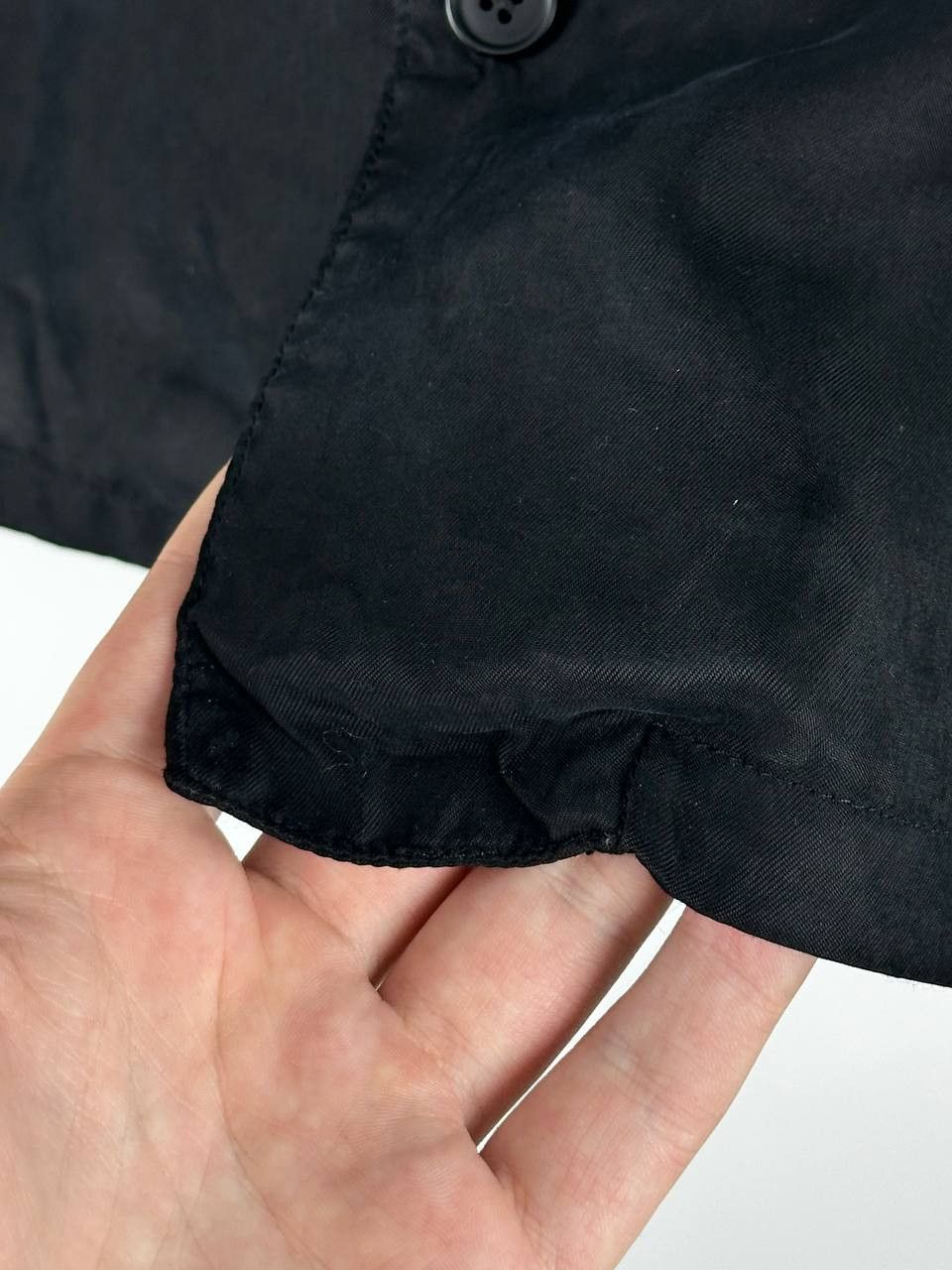 Japanese Brand × Mki Miyuki Zoku Mki Miyuki Zoku Rayon Black Camp Collar Shirt Size US M / EU 48-50 / 2 - 7 Thumbnail