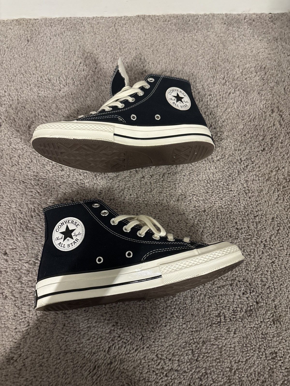 Converse CONVERSE Black Chuck 70 High Top Sneakers Size US 9.5 / IT 39.5 - 2 Thumbnail
