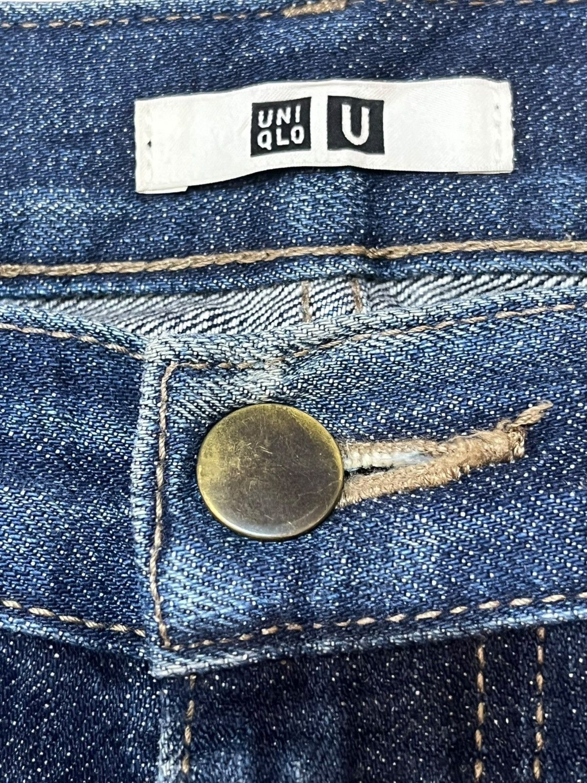 Christophe Lemaire × Jun Takahashi × Uniqlo Vintage Uniqlo U Selvedge Distressed Denim Size US 31 - 7 Thumbnail