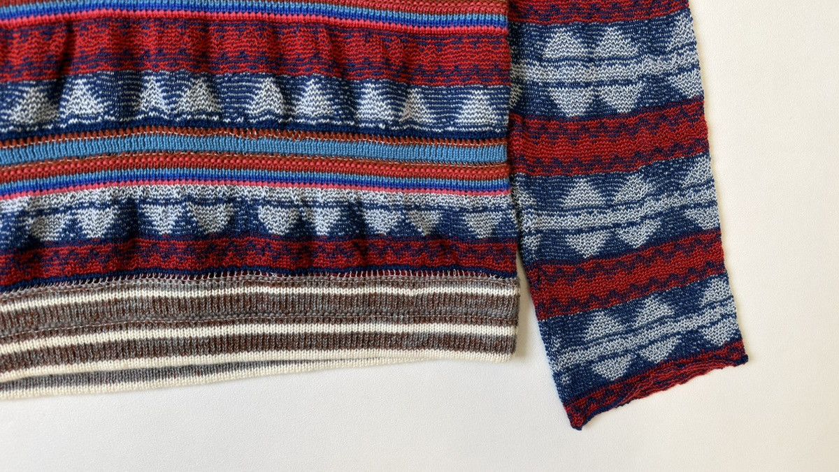 Comme des Garcons S/S 02 Patterned Wool Mixed Tension Sweater Size US M / EU 48-50 / 2 - 18 Thumbnail