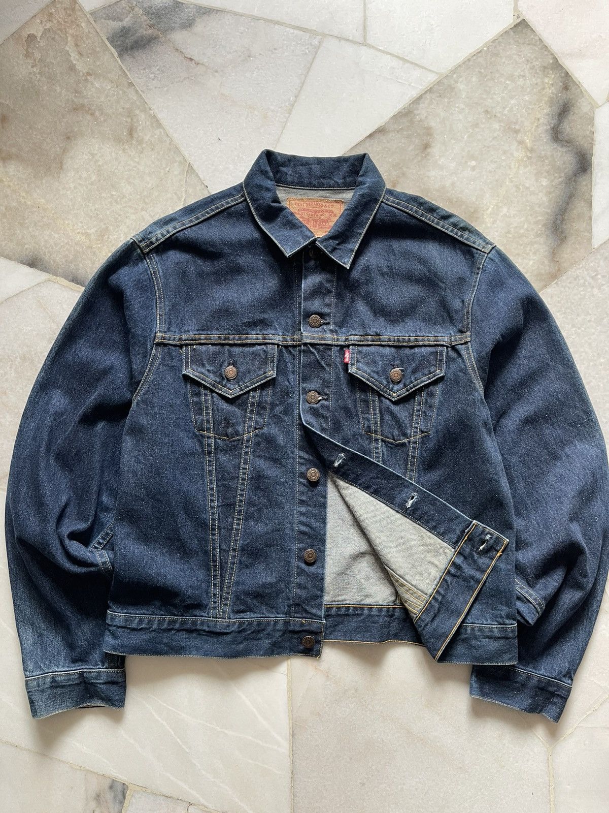 Levi's Vintage Clothing Levis 557 XX Big E Button 555 Tracker Jacket Size US L / EU 52-54 / 3 - 7 Thumbnail