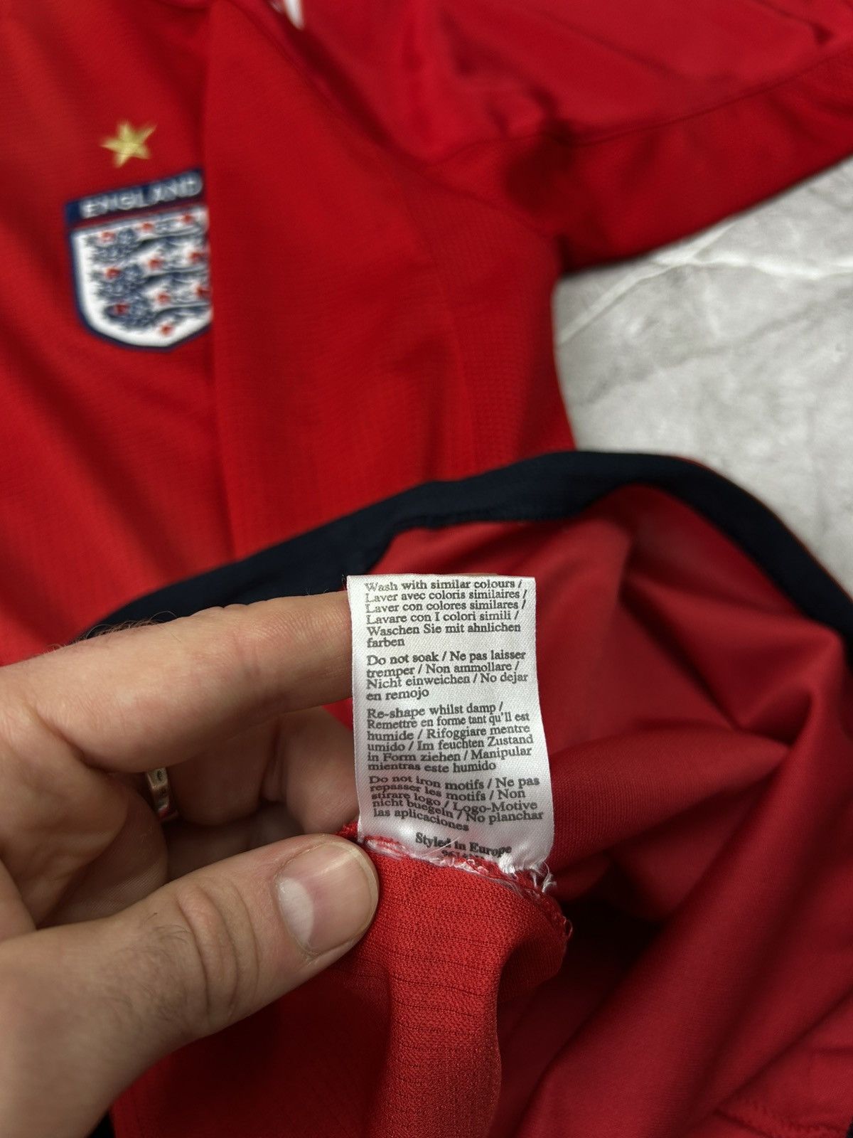 Umbro Umbro England 2006 2008 Gerrard #4 Away Football Shirt Size US XL / EU 56 / 4 - 8 Thumbnail