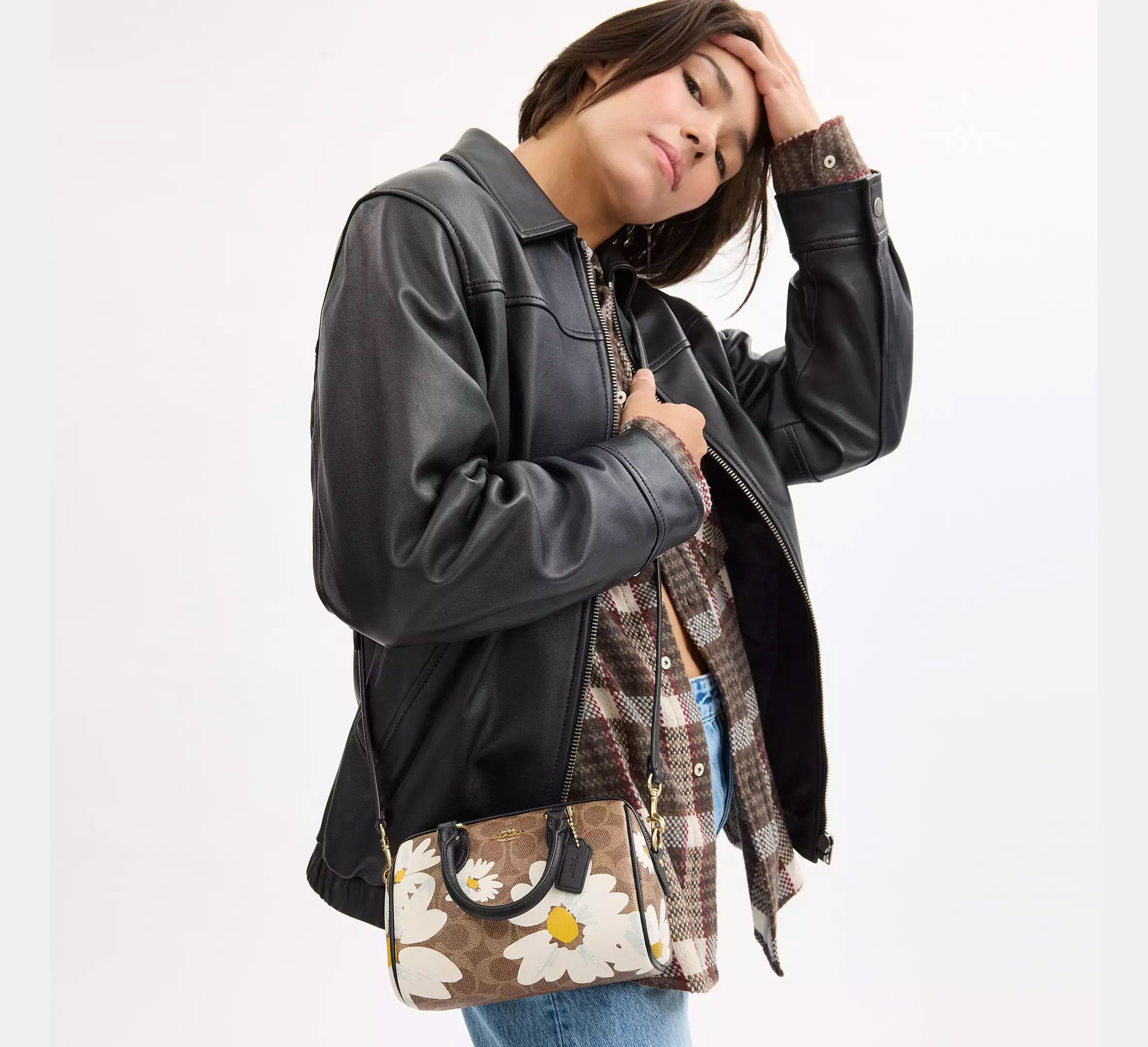 Coach Mini Rowan Crossbody Bag With Floral Print CZ596 Size ONE SIZE - 8 Thumbnail