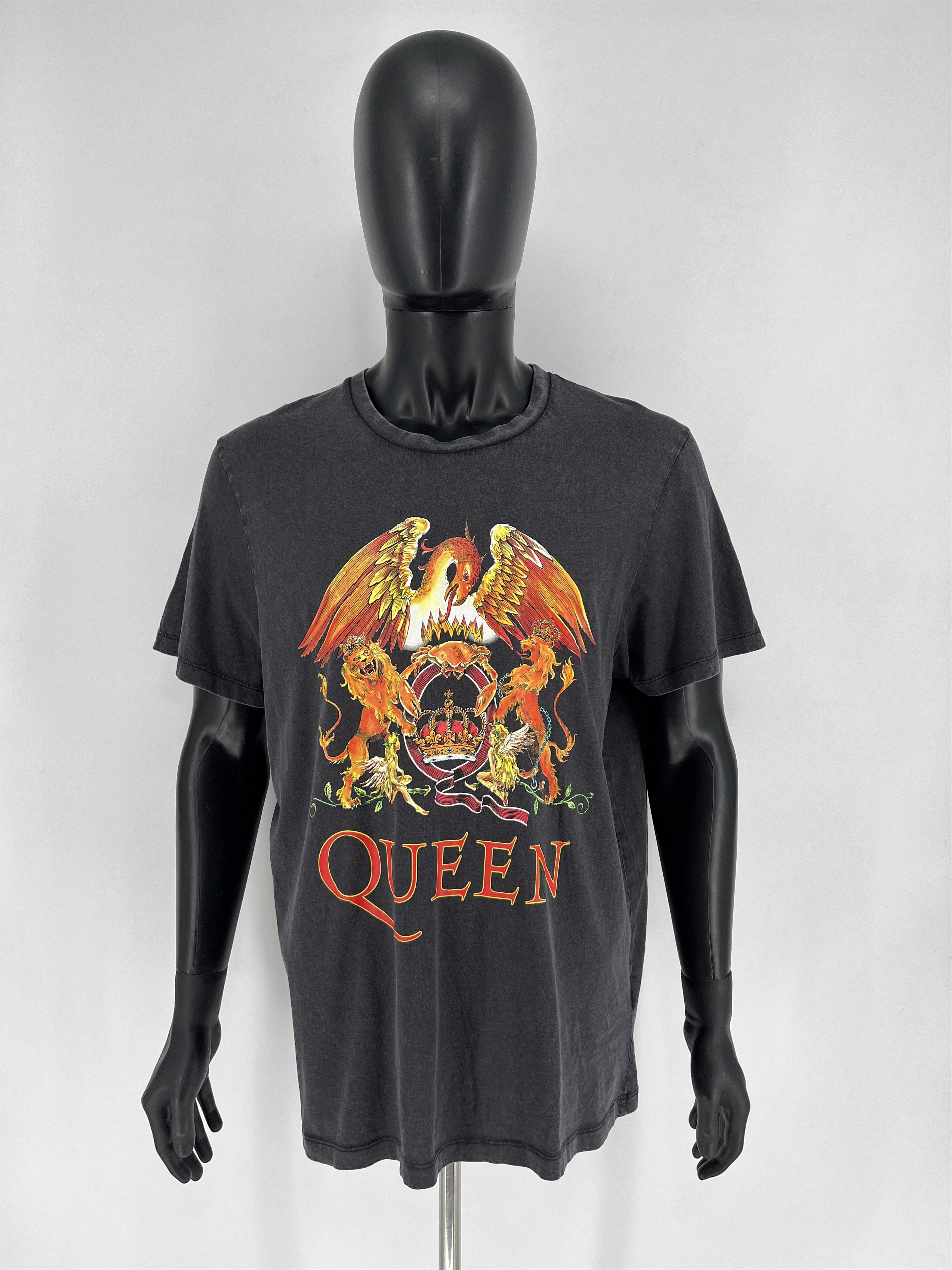Band Tees × Vintage Mens Vintage QUEEN T Shirt Rock Band Tee Size US L / EU 52-54 / 3 - 2 Thumbnail