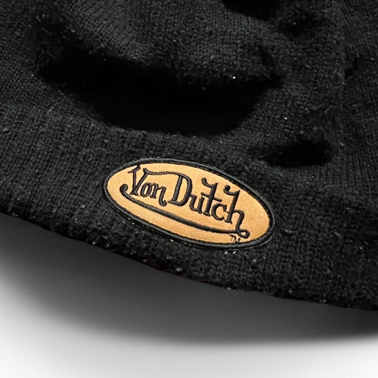 Von Dutch Von Dutch Black and Tan Beanie Size ONE SIZE - 3 Thumbnail