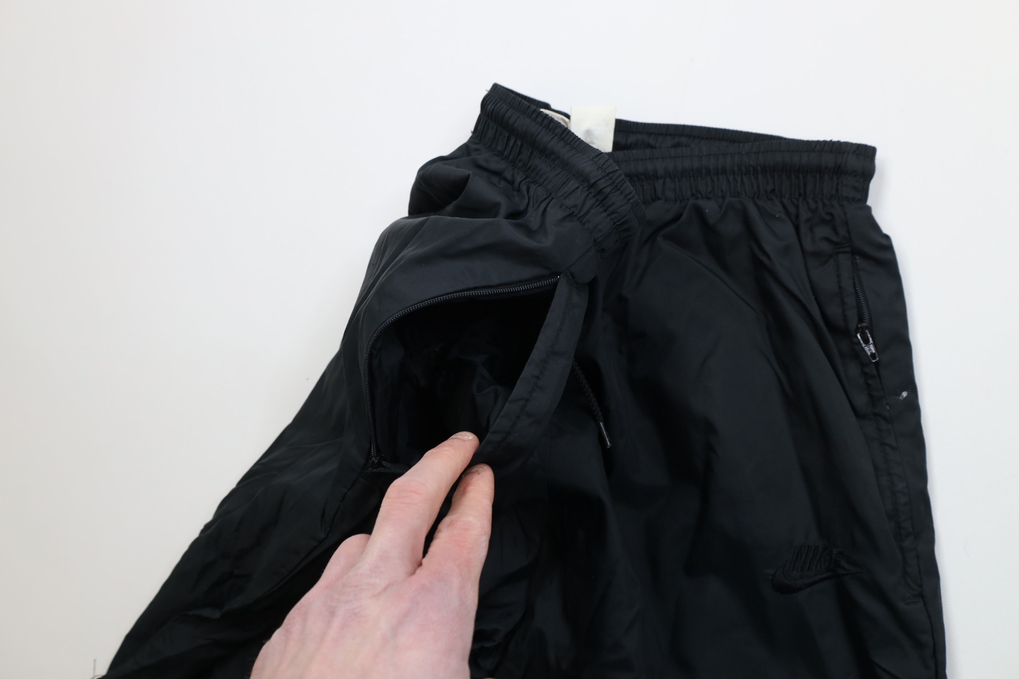 Nike Vintage 80s 90s Nike Swoosh Lined Windbreaker Joggers Pants Size US 36 / EU 52 - 9 Thumbnail