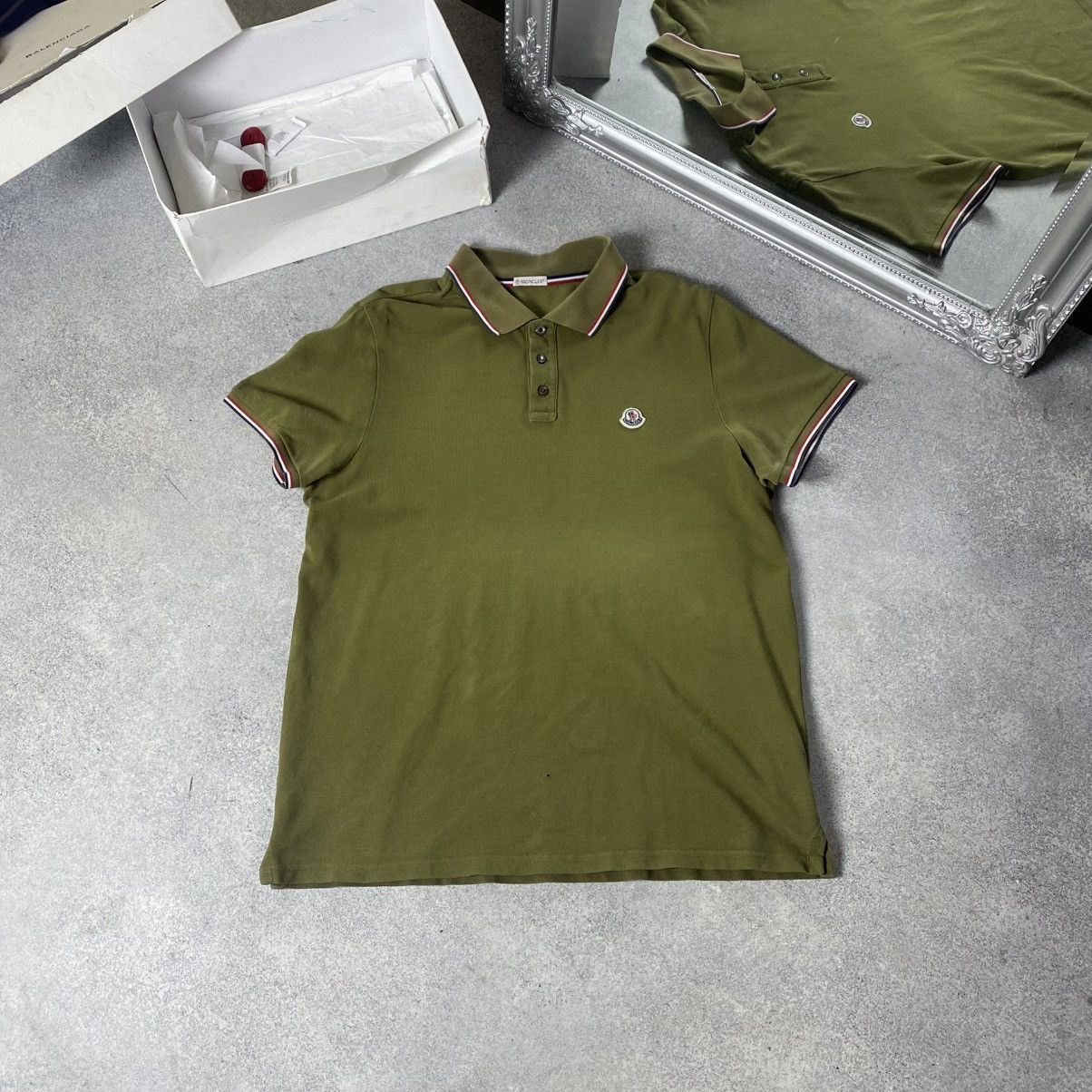 Moncler Moncler Polo T-Shirt Mens Size XL Size US XL / EU 56 / 4 - 1 Thumbnail