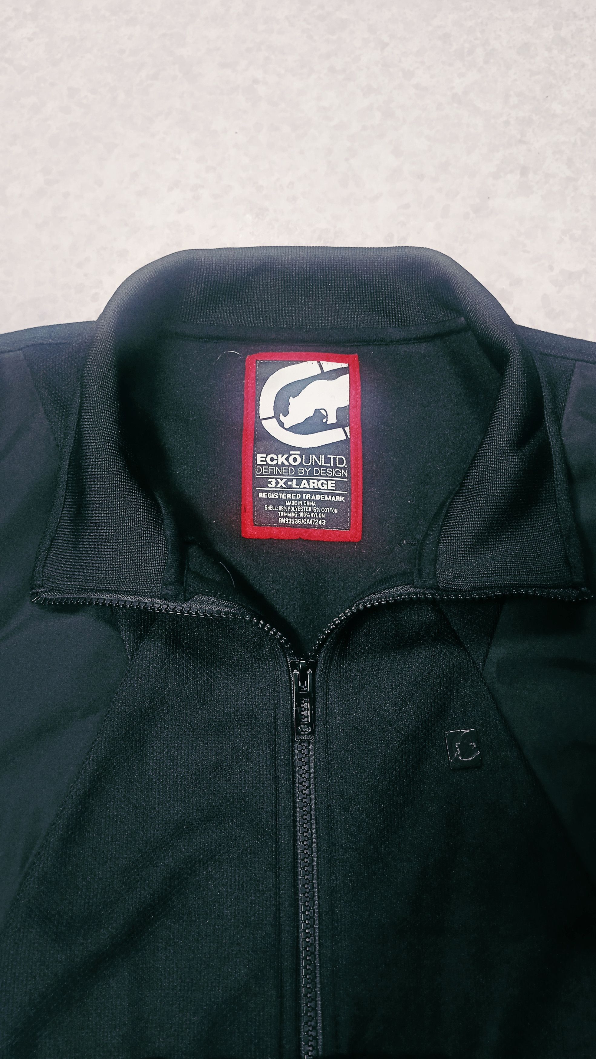 Ecko Unltd. Ecko Unlimited Black Track Jacket Size US XXL / EU 58 / 5 - 5 Thumbnail