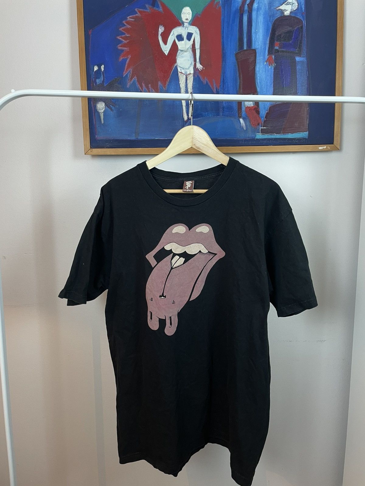 The Rolling Stones × Vintage The Rolling Stones Tshirt Size US XL / EU 56 / 4 - 2 Thumbnail