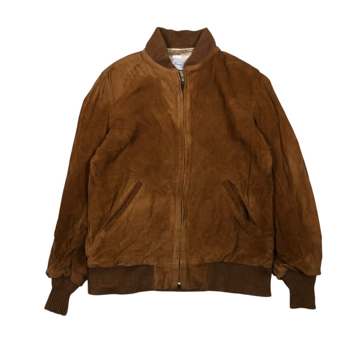 Vintage 🔥VINTAGE GENUINE LEATHER BOMBER JACKET WINNY ROASTER NY Size US M / EU 48-50 / 2 - 1 Thumbnail