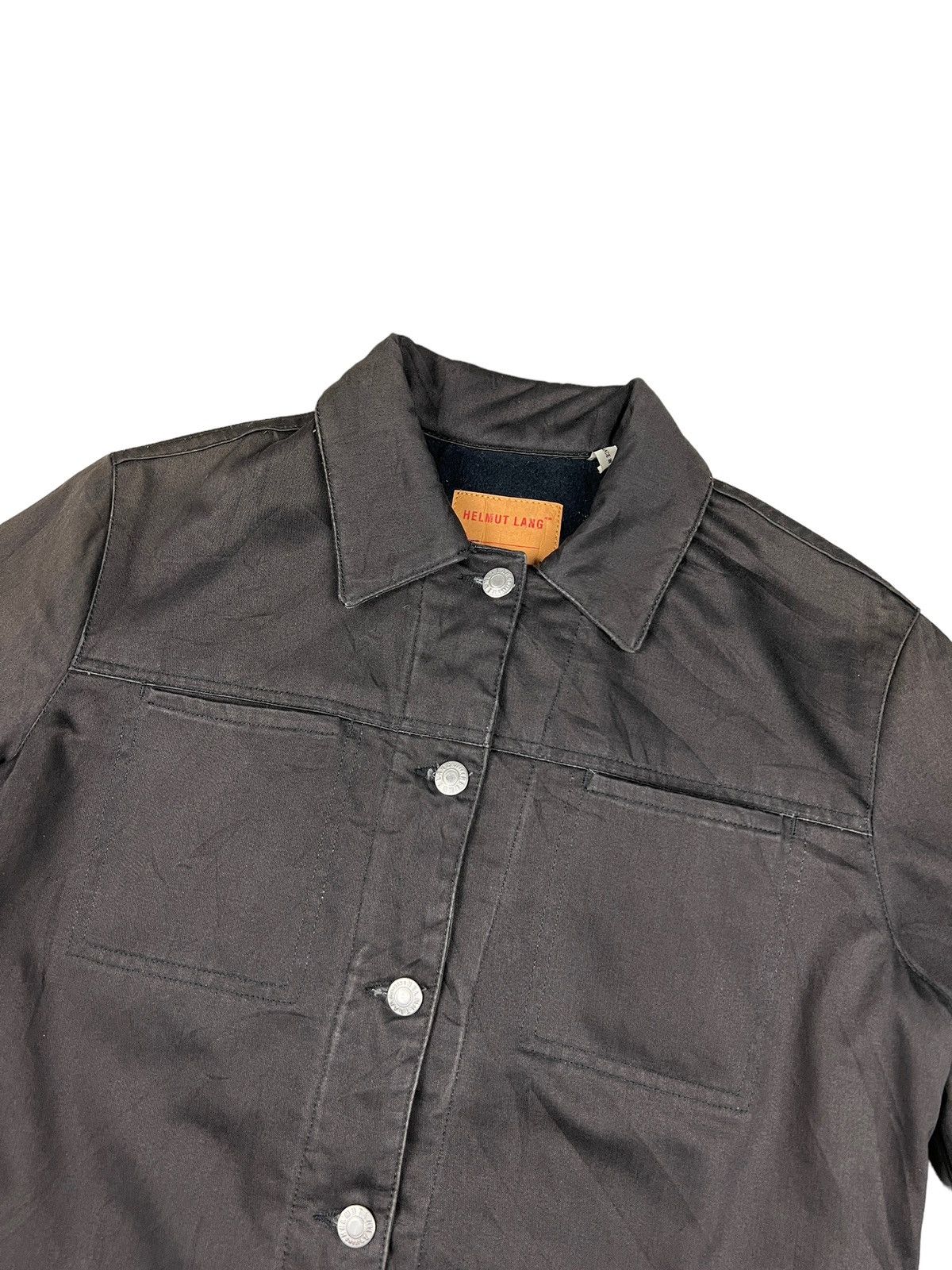 Helmut Lang Archive Vintage 1998 Helmut Lang Lined Trucker Jacket Size S / US 4 / IT 40 - 7 Thumbnail