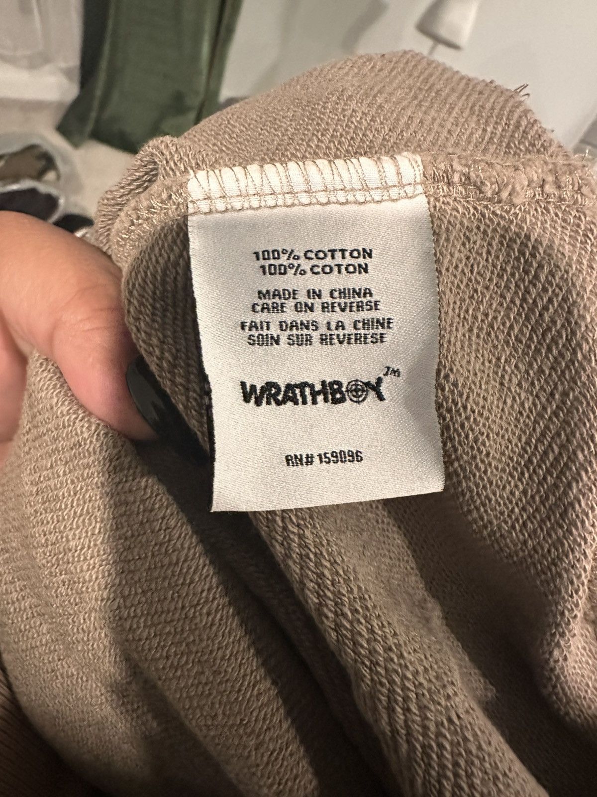 Other WRATHBOY -TAUPE Hoodie Size L NWT Size US L / EU 52-54 / 3 - 8 Thumbnail