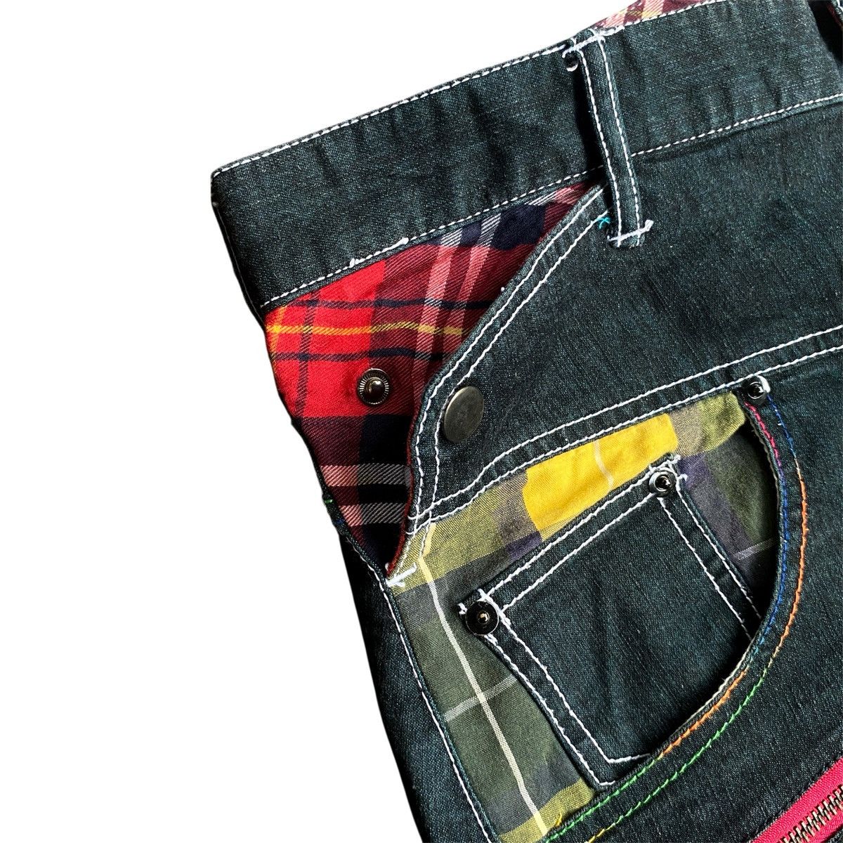 Hysteric Glamour × Japanese Brand × Vintage Rare Japanese Brand Real Vintage 2000s Flared Jeans Y2K Size US 33 - 5 Thumbnail