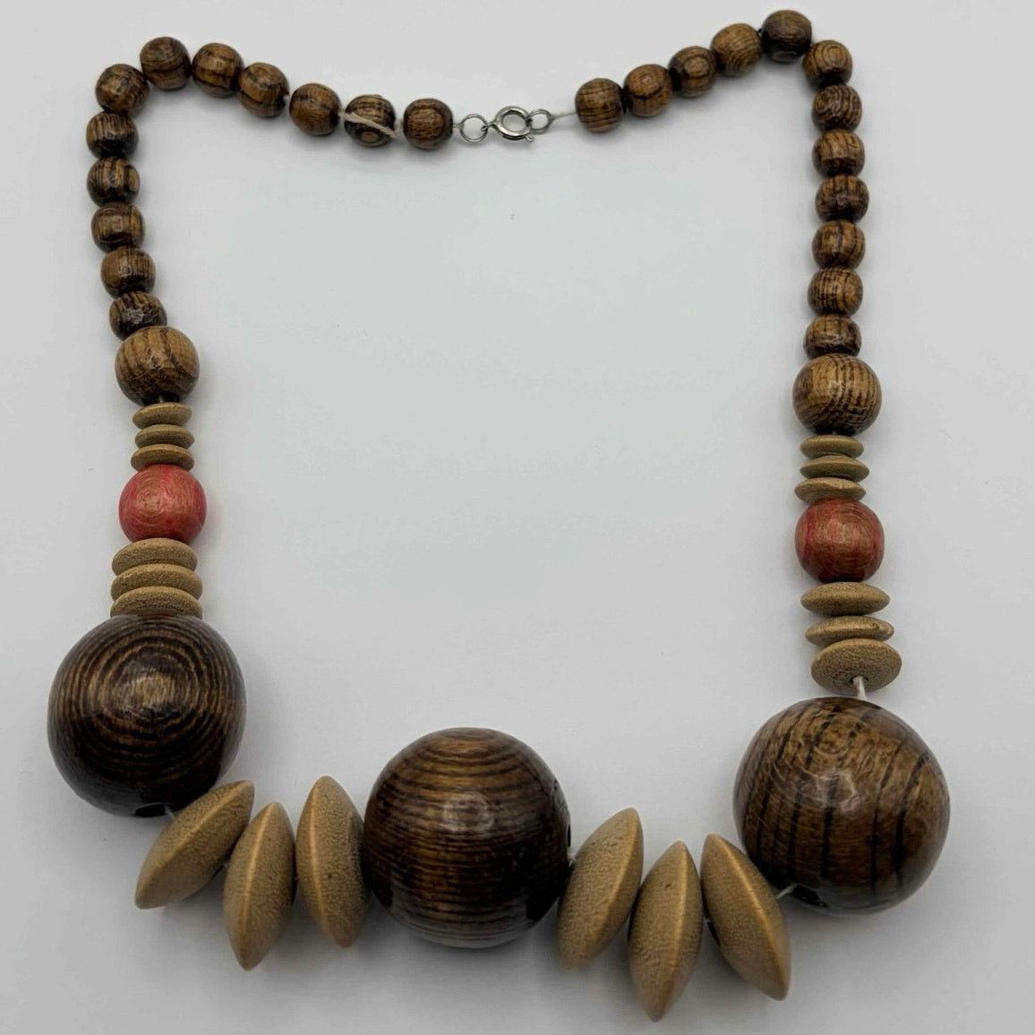 Other Brown Wood Beaded Necklace Size ONE SIZE - 3 Thumbnail