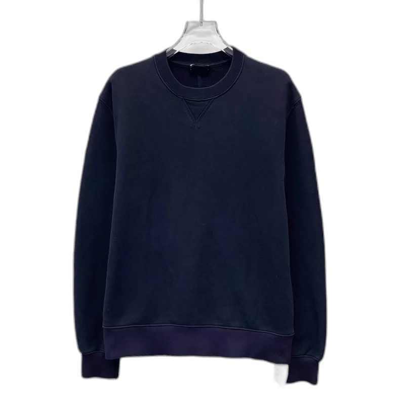 Balenciaga Balenciaga Deep Blue Cotton Long Sleeve Sweatshirt Size XS / US 0-2 / IT 36-38 - 1 Thumbnail