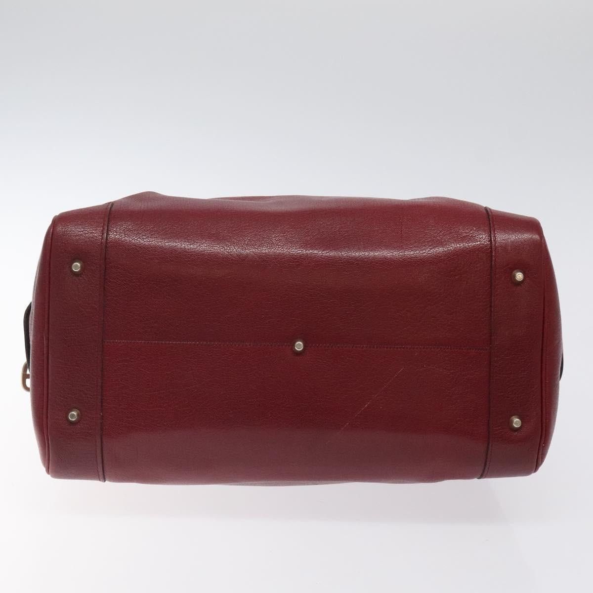 Dior DIOR Hand Bag Leather Red Gold Size ONE SIZE - 9 Thumbnail