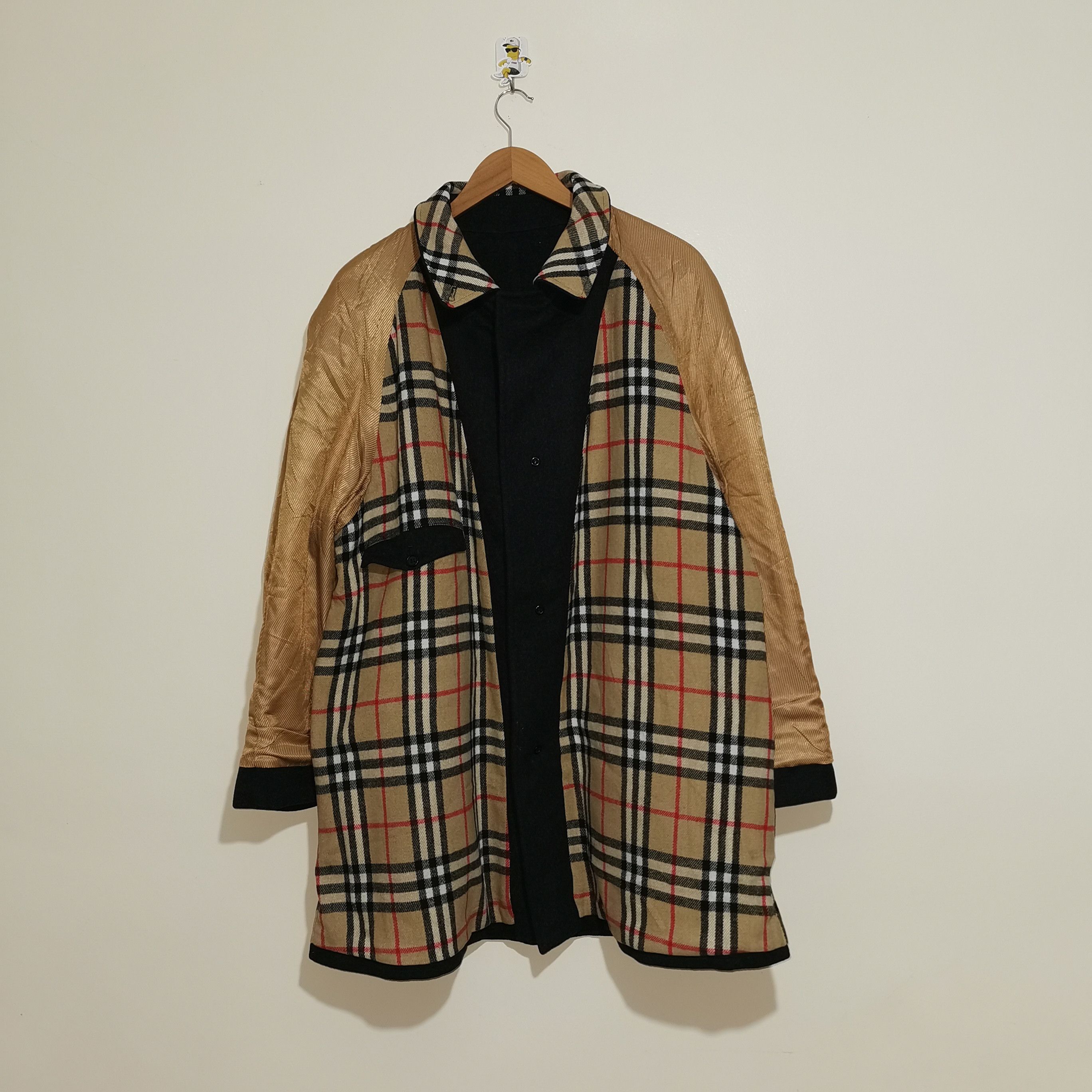 BURBERRY LONDON Winter Jacket coat nova Check overcoat wool