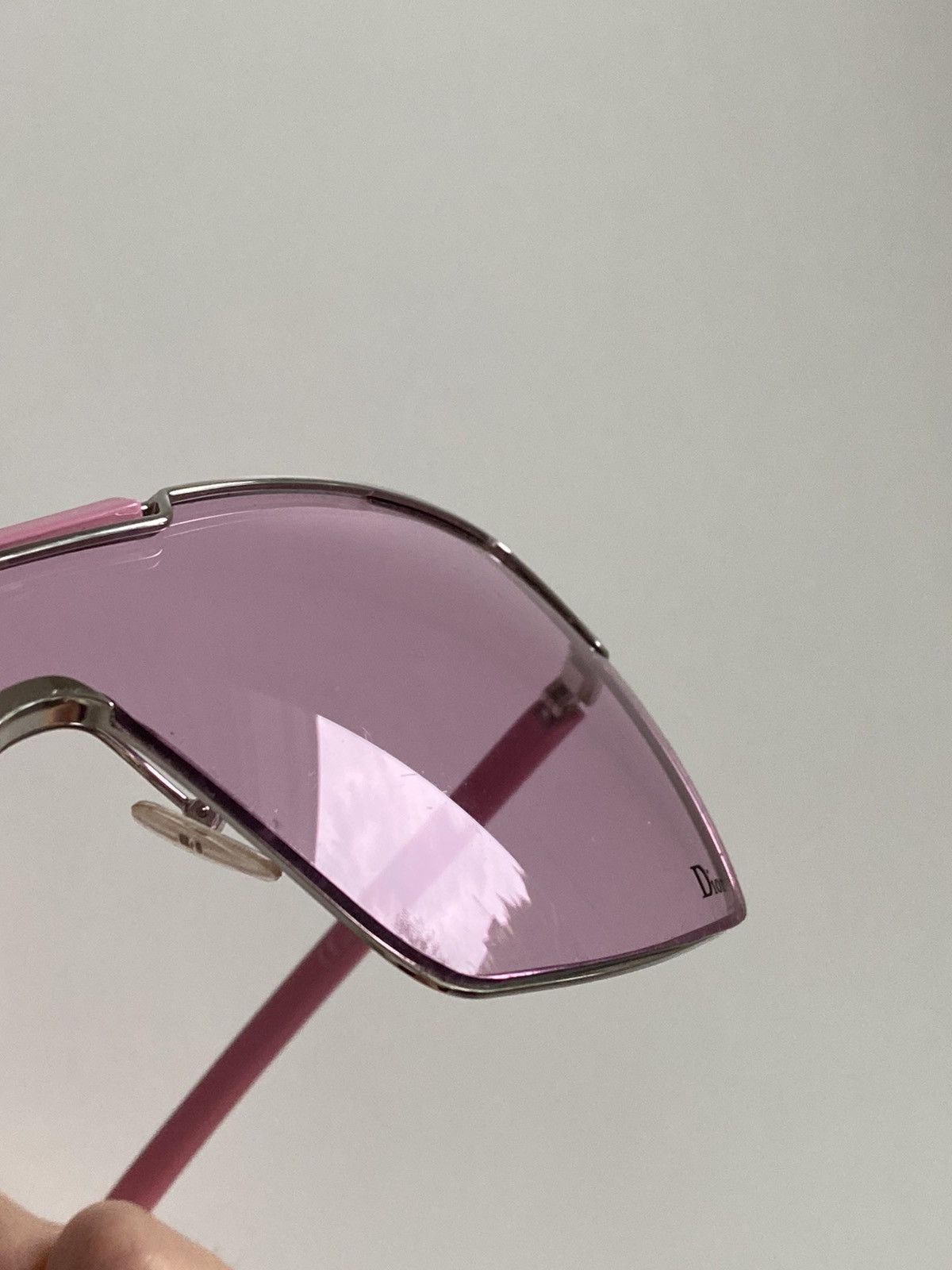 Dior Dior John Galliano Viktim 1 Pink Shield Mask Sunglasses Size ONE SIZE - 12 Thumbnail