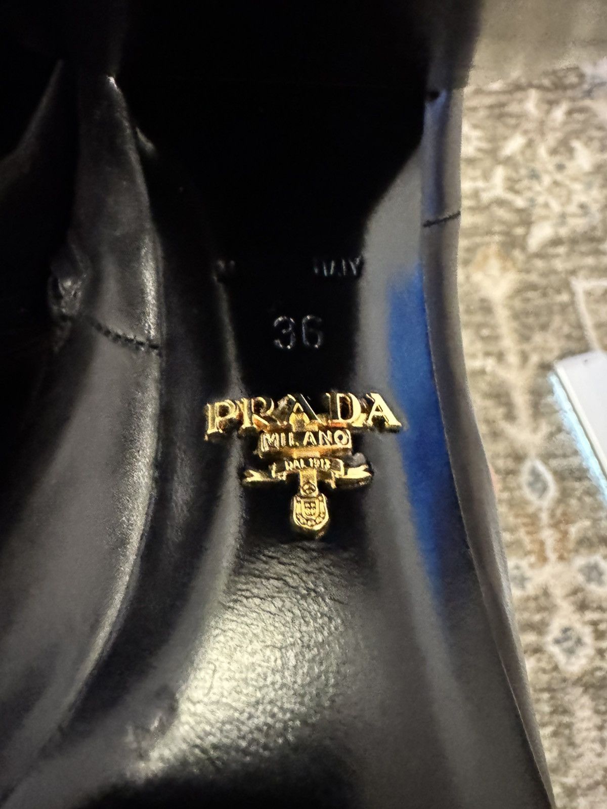 Prada Prada ankle boots black leather 36 IT / 6US Size US 6 / IT 36 - 8 Thumbnail