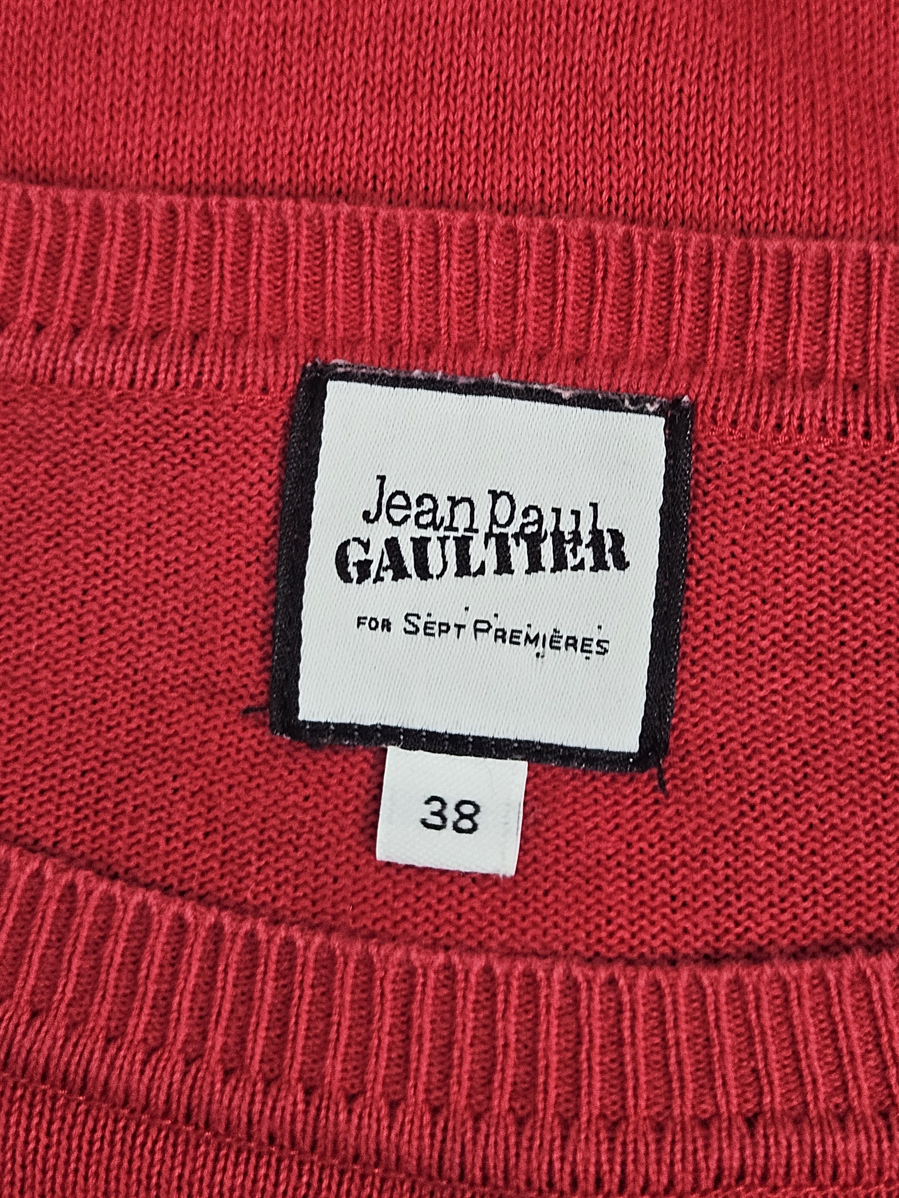 Jean Paul Gaultier Jean Paul Gaultier for Sept. Premieres tee shirt Size S / US 4 / IT 40 - 4 Thumbnail